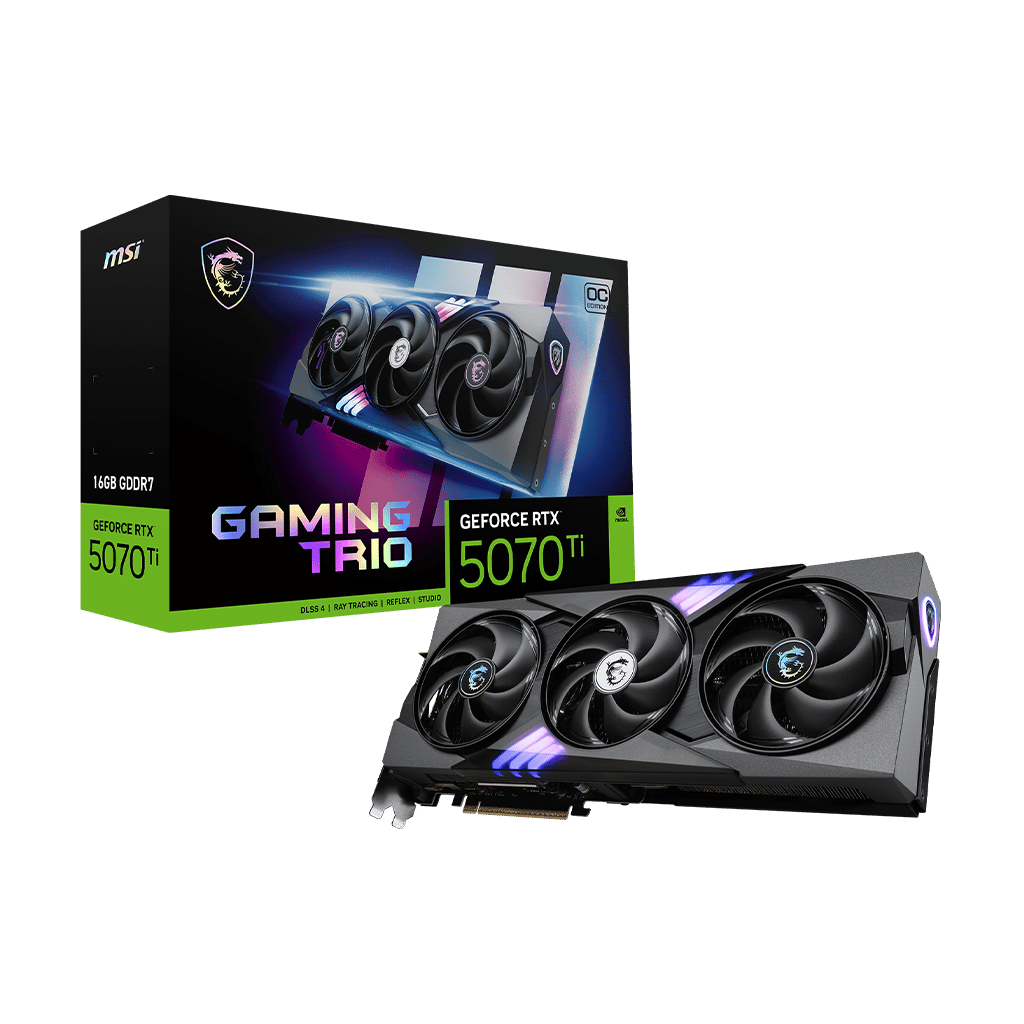 MSI GeForce RTX 5070 Ti 16GB GDDR7 Gaming Trio OC - Open Box, Never Used