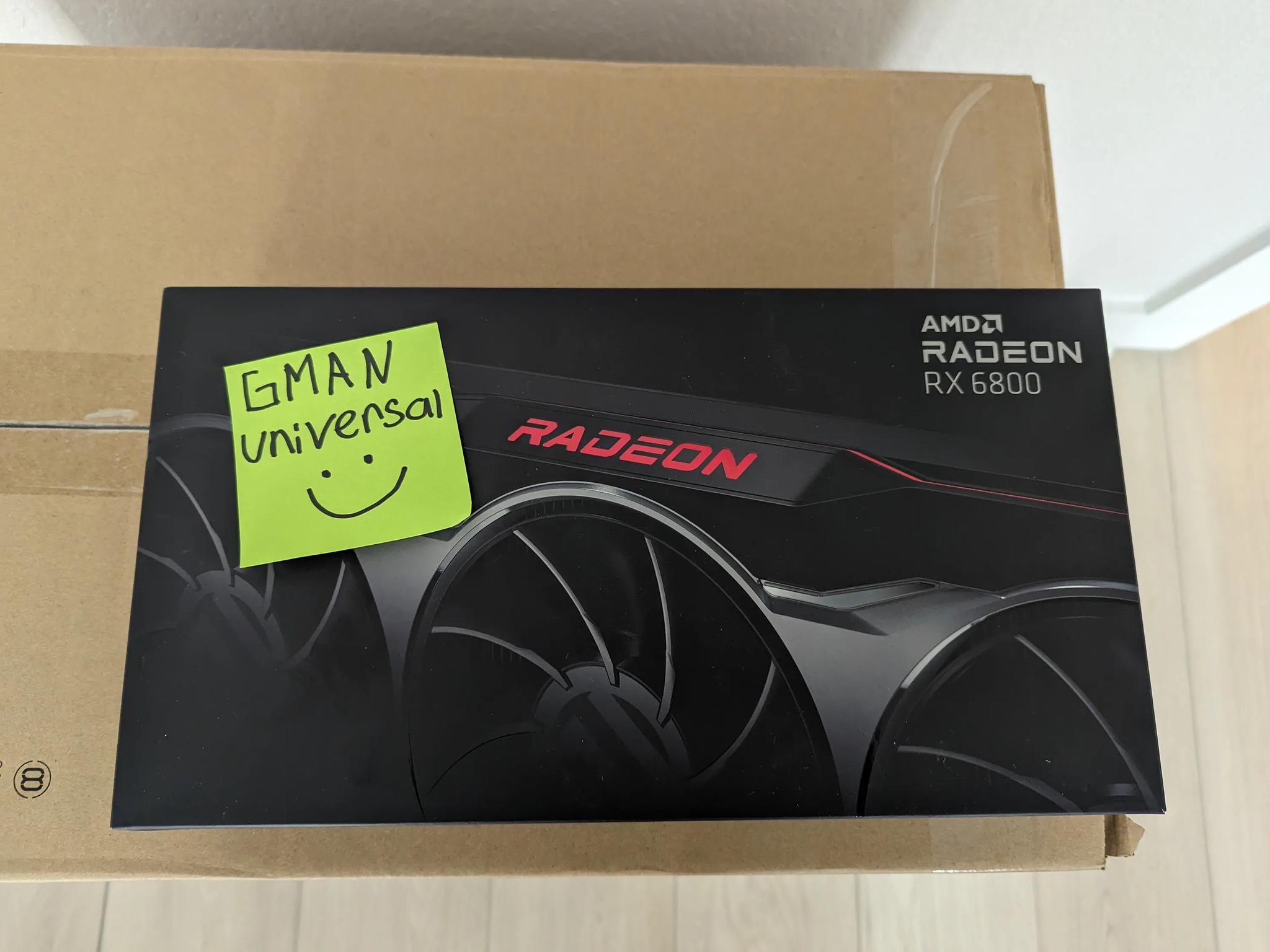AMD Radeon RX 6800 Graphics Card Reference Model