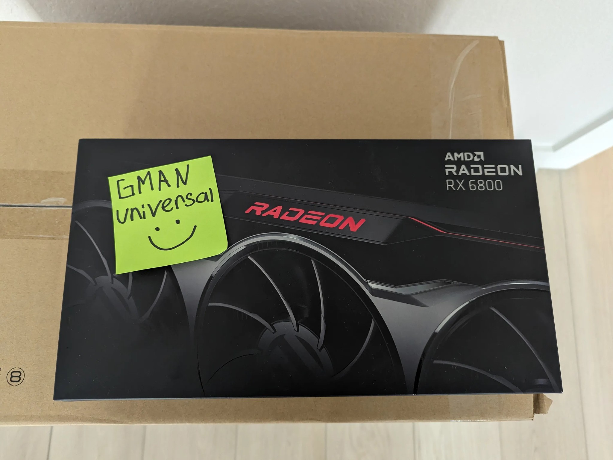 AMD Radeon RX 6800 Graphics Card Reference Model
