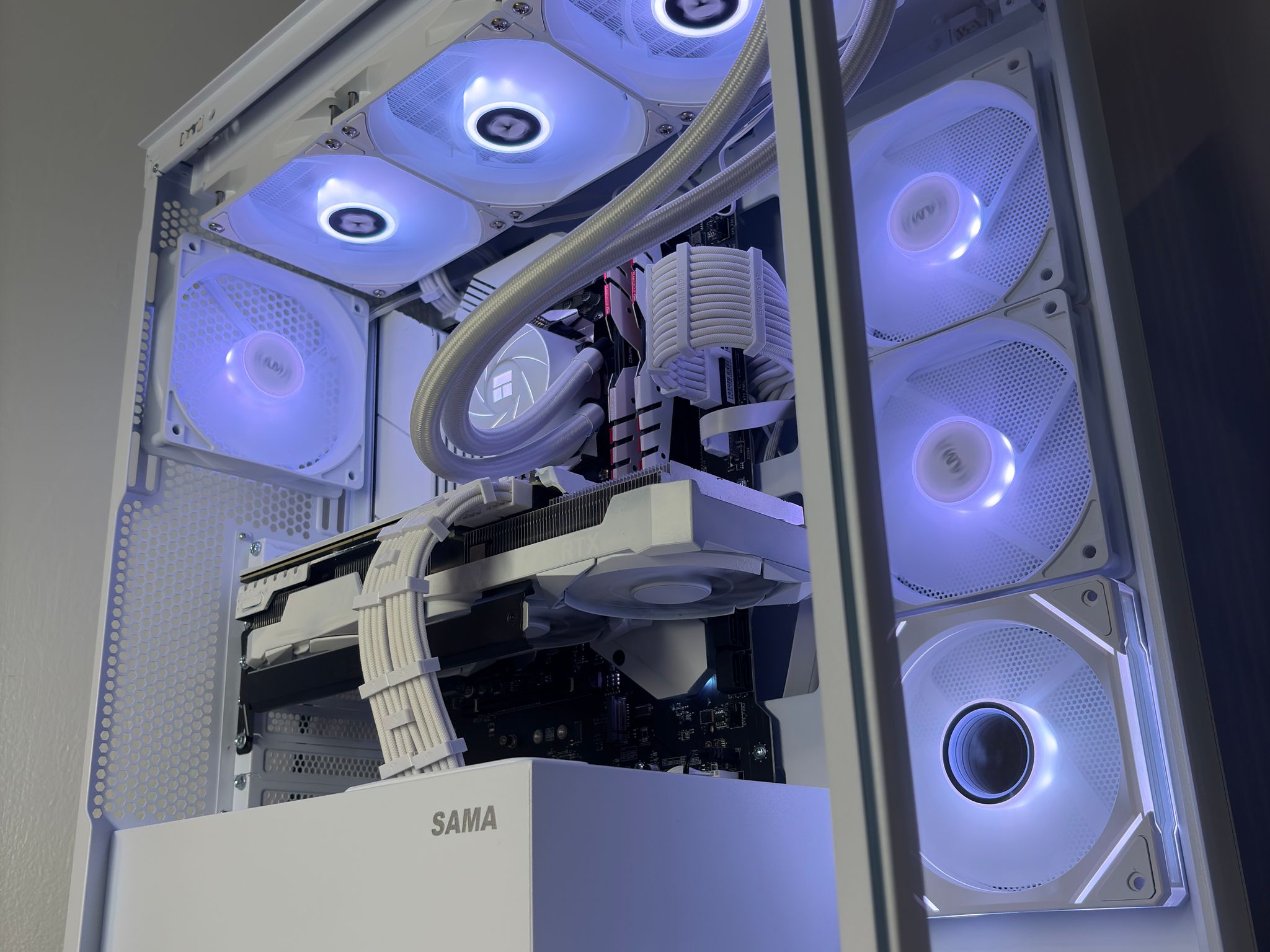 🧊❄️ Glacier Series All White Gaming PC / Ryzen 7 + RTX 3070 / 1TB NVMe SSD / Ready To Play! ❄️🧊