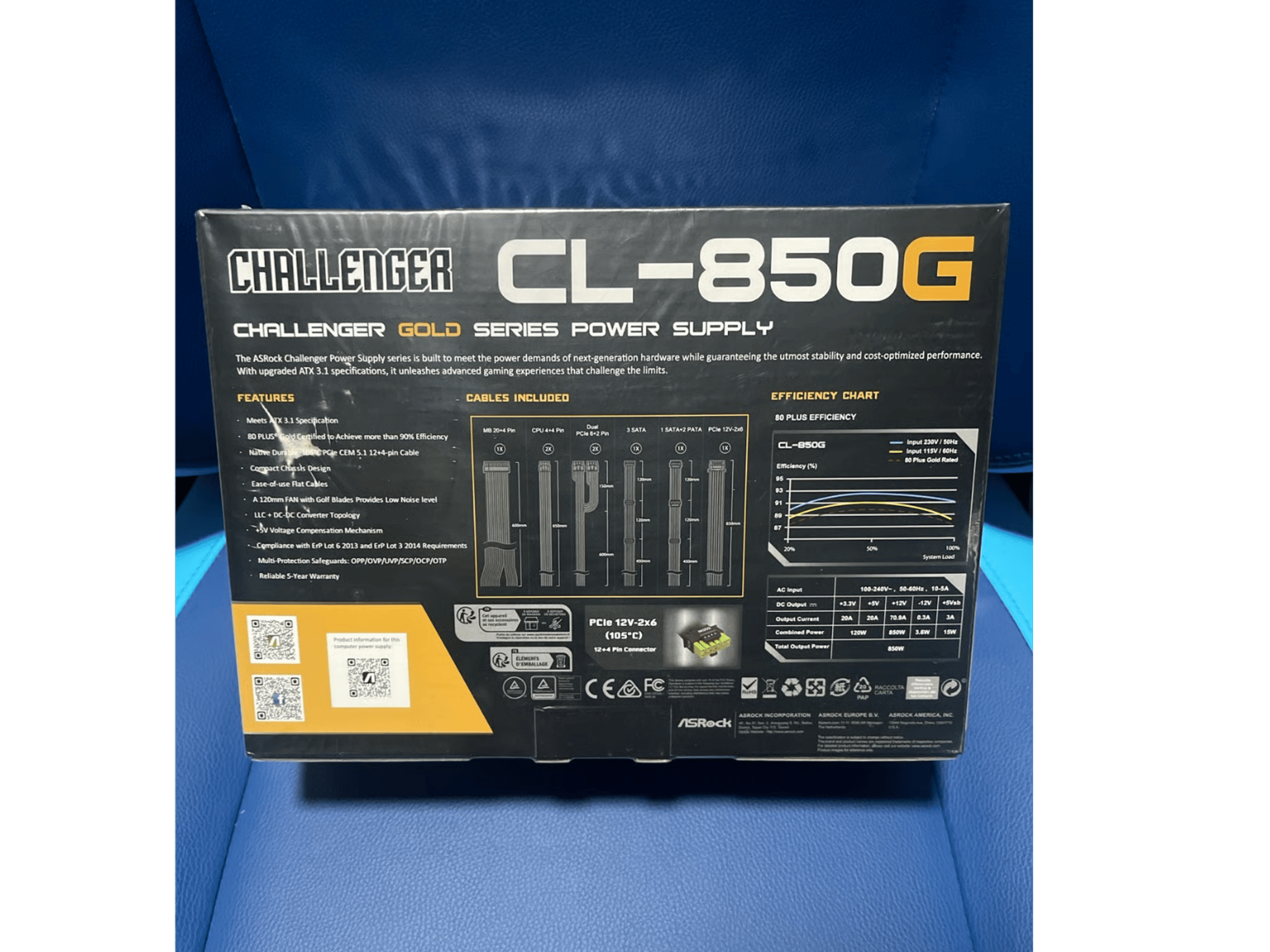ASRock Challenger Power Supply CL-850G