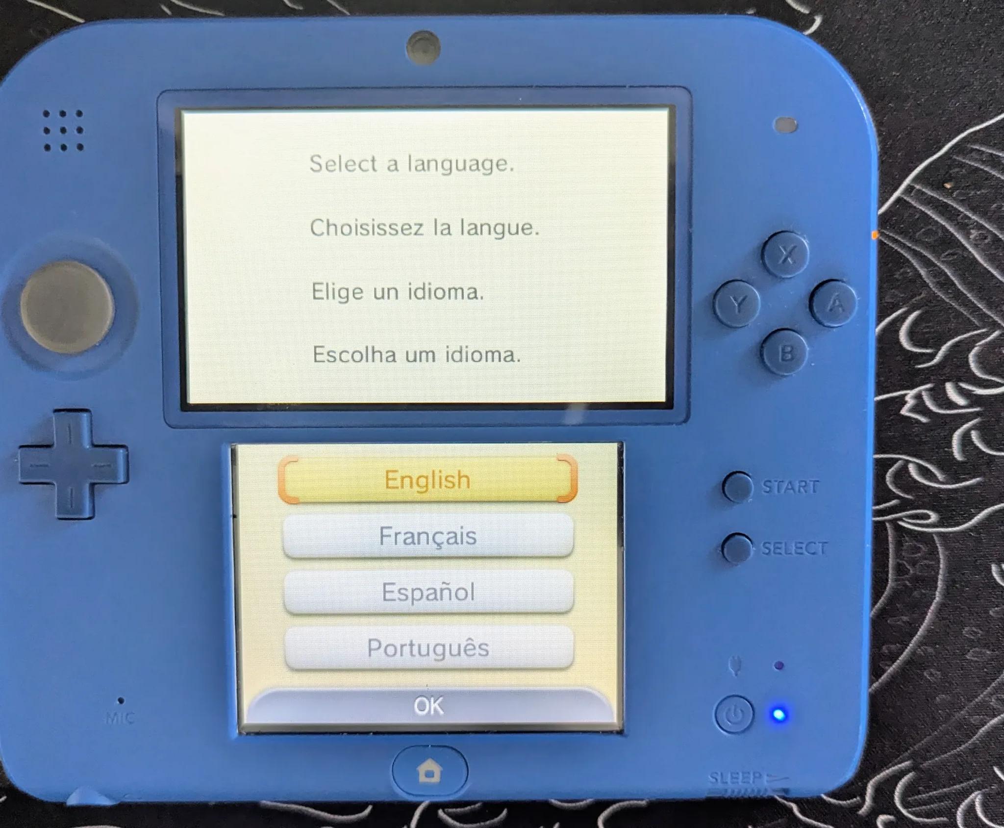 Blue Nintendo 2DS