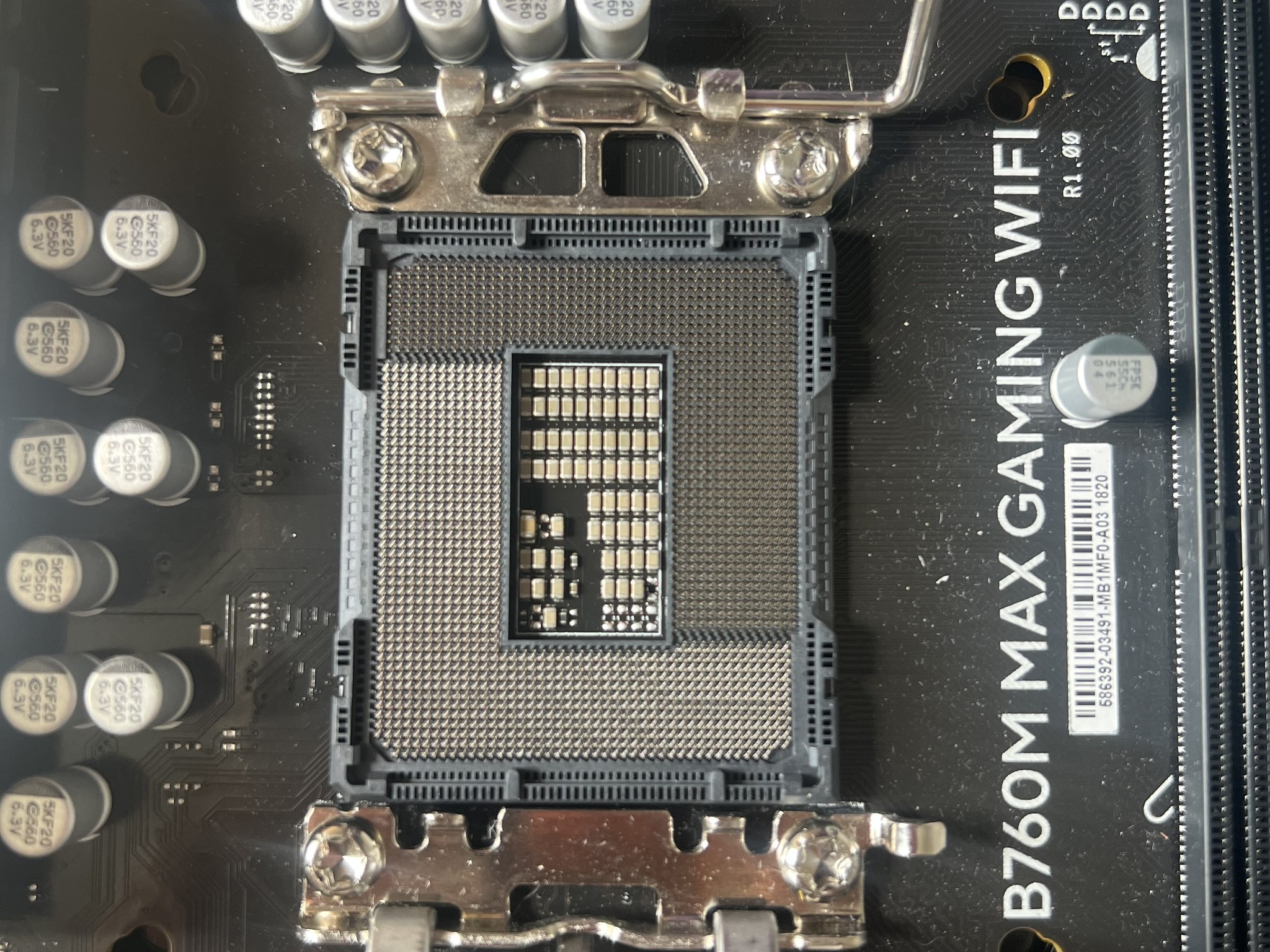 Intel i7 14700f and MSI B760m Max Gaming WiFi motherboard (DDR5)