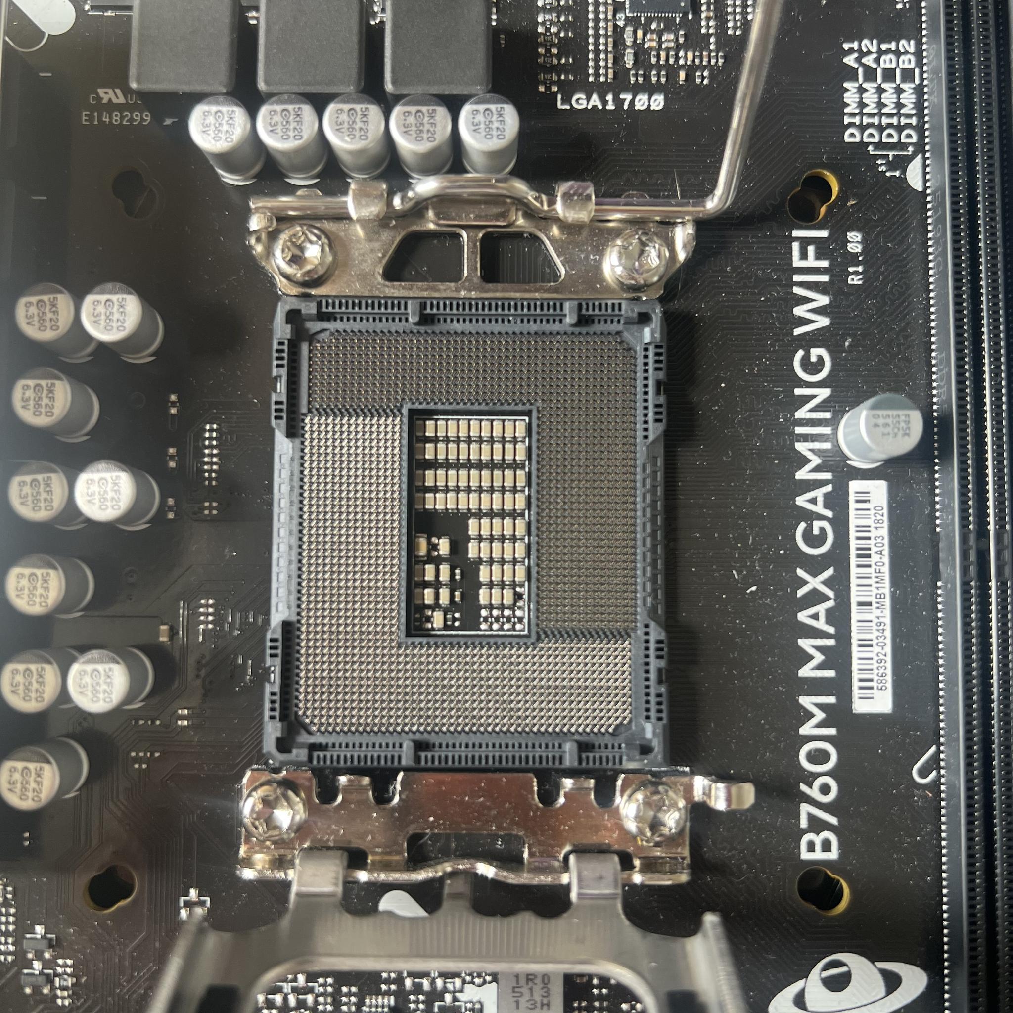 Intel i7 14700f and MSI B760m Max Gaming WiFi motherboard (DDR5)