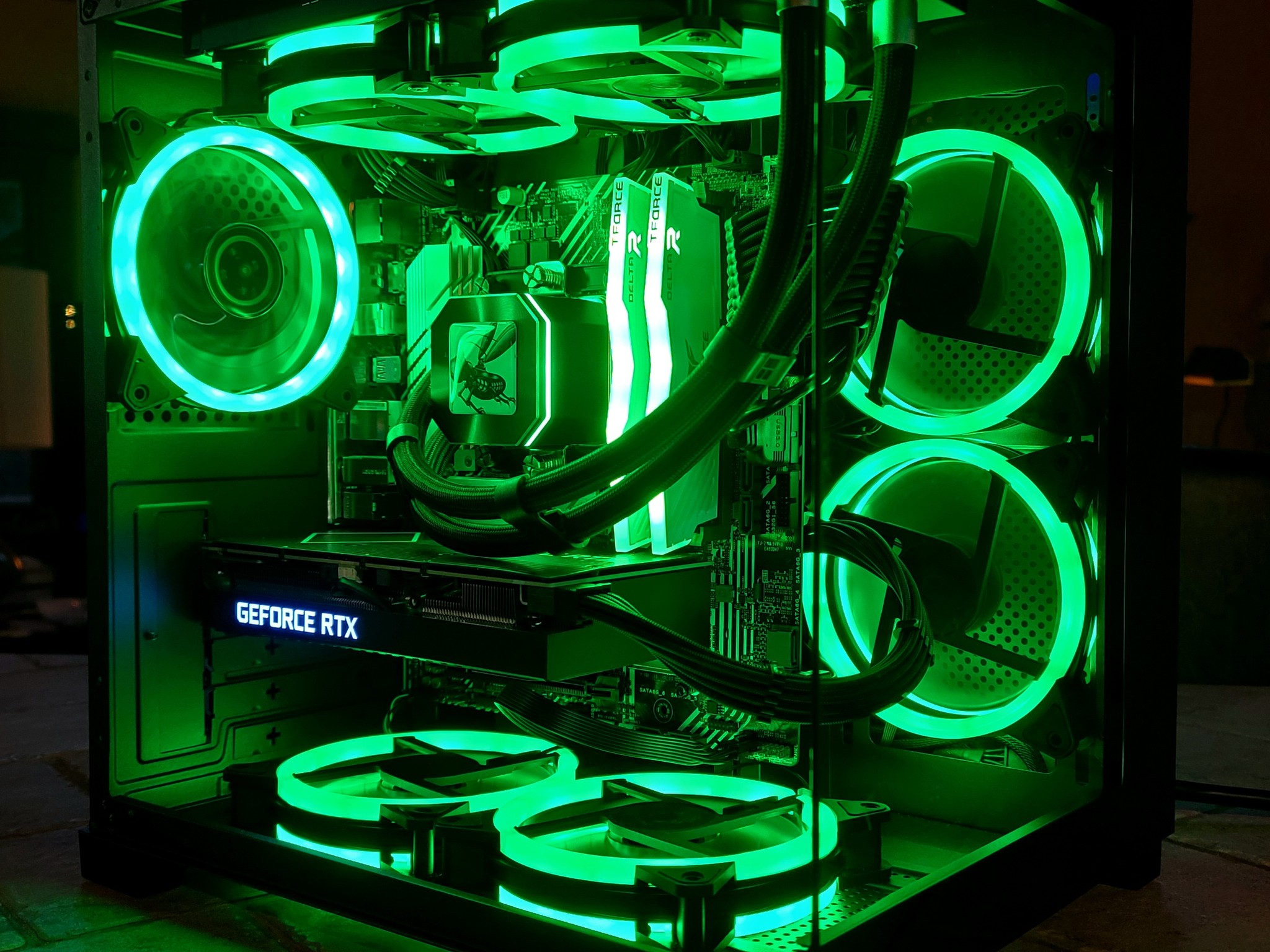 Sapphire II: i7 11700k, RTX 3060TI, 1.25 Gb SSDs, Water Cooled, 700W, WiFi