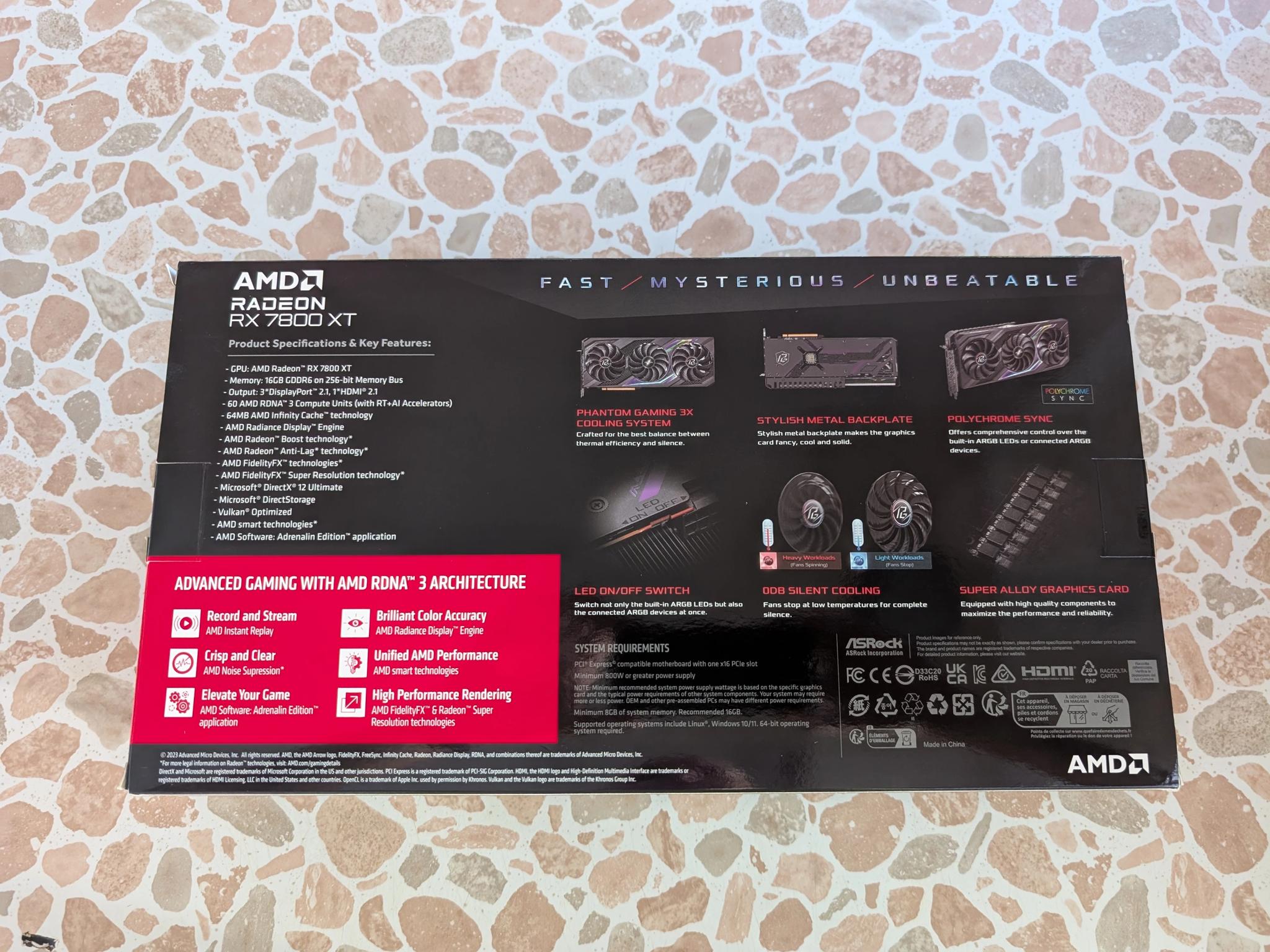 ASRock RX 7800 XT Phantom Gaming 16 GB OC