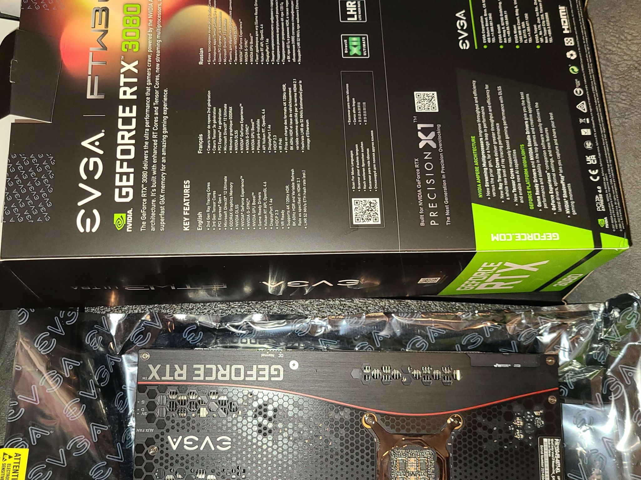 EVGA GeForce RTX 3080 FTW3 ULTRA 12GB Video Card