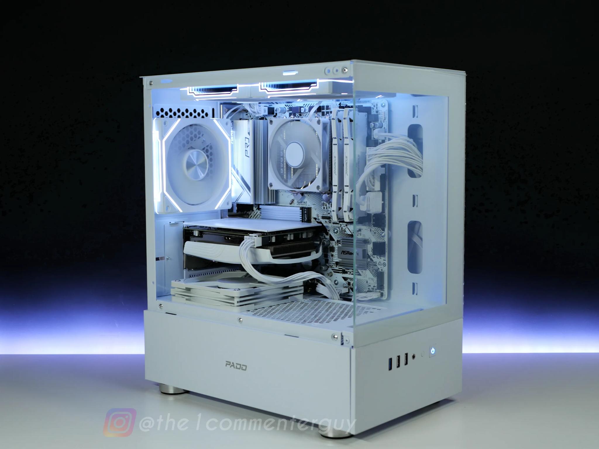 🧊|RTX 4060, Ryzen 5 3600 White gaming PC