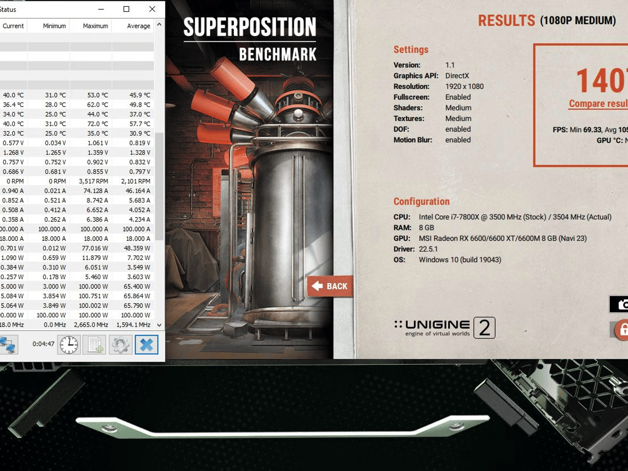 *Open Box* MSI AMD Radeon RX 6600 Armor 8G GDDR6 PCIe 4.0 x16 Desktop GPU MS-V502 VER: 5.0