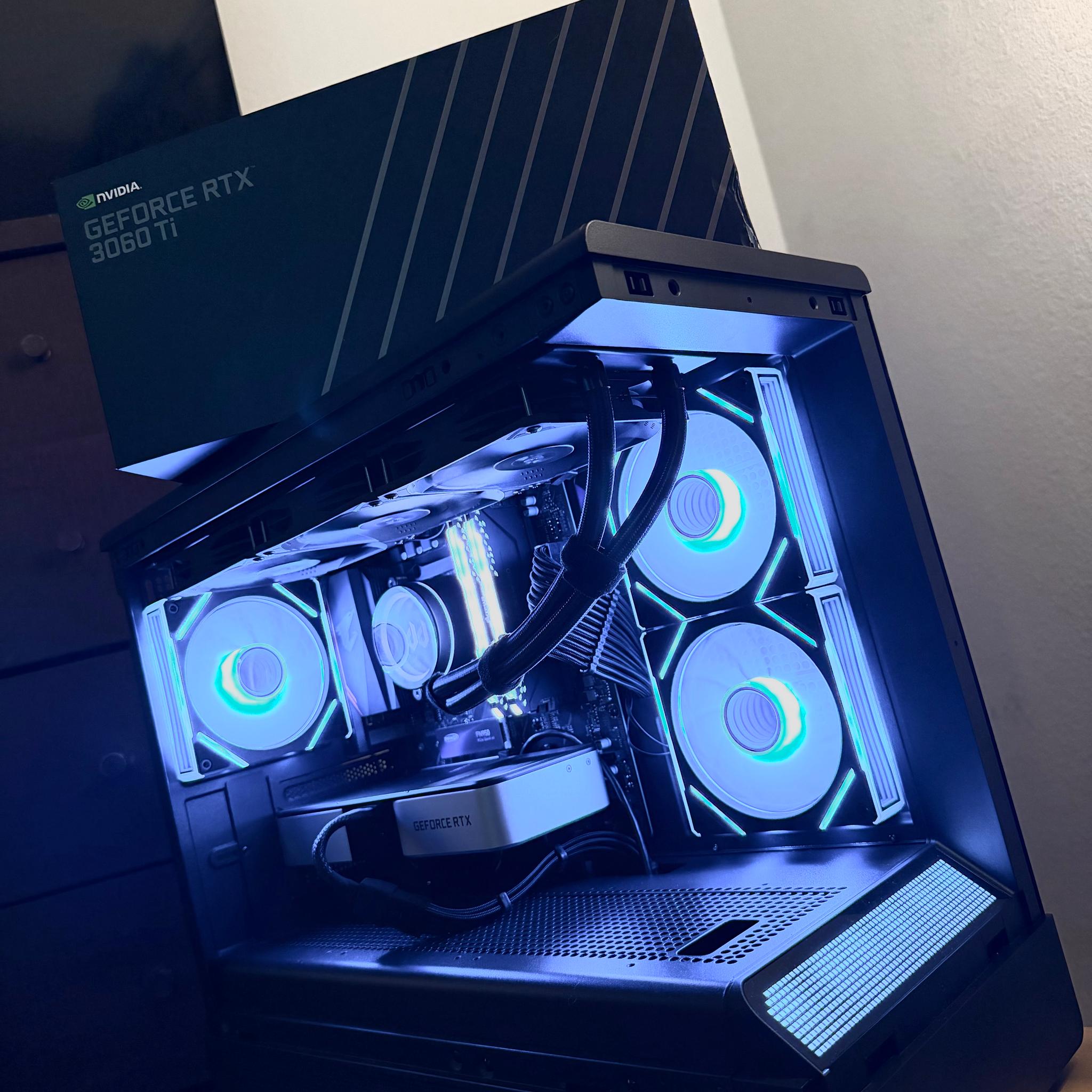 🔥 RTX 3060 Ti Gaming PC | Ryzen 5 5500 | 1440p Ready | WiFi | Clean RGB