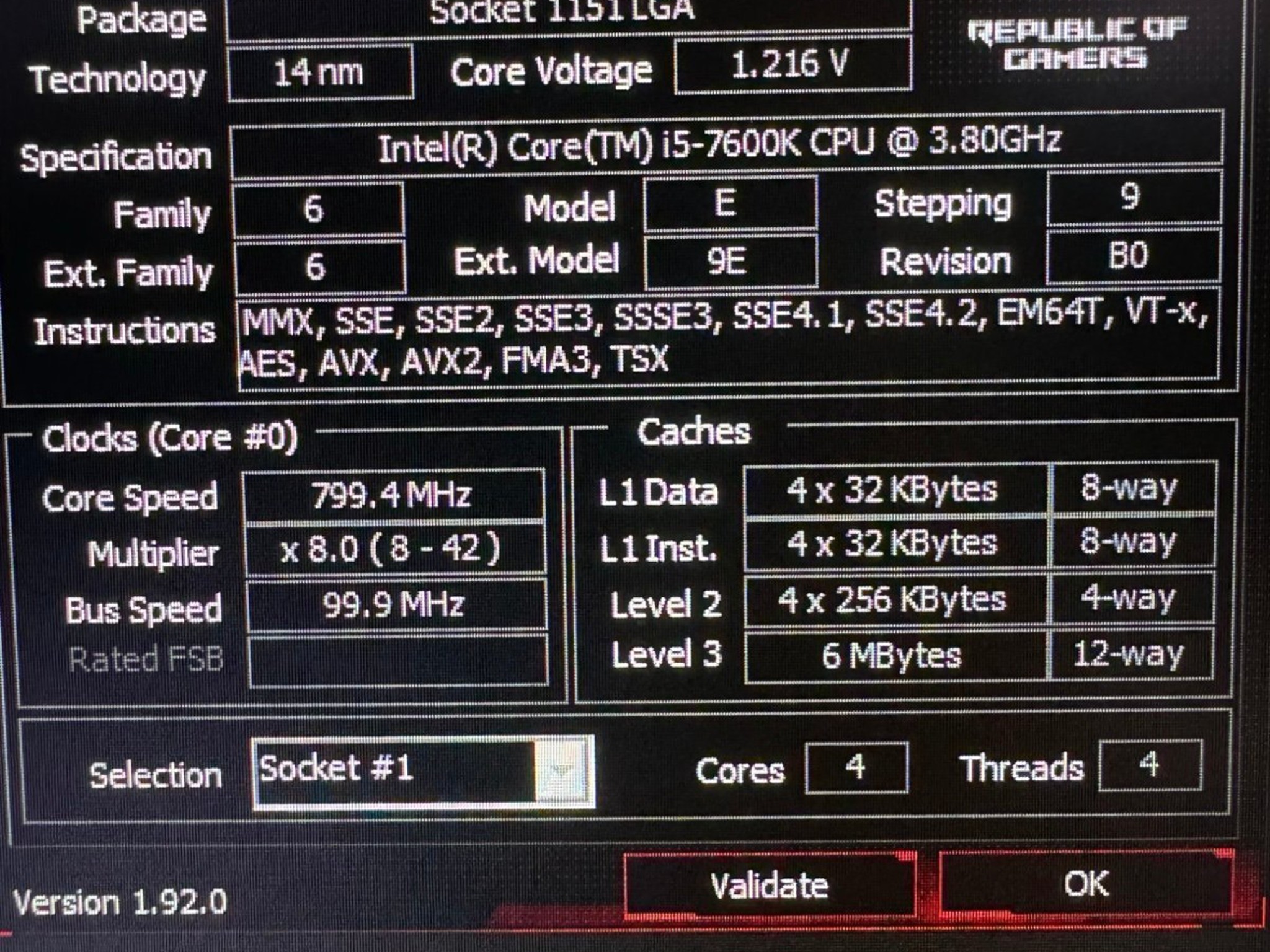 Intel Core i5 7600k