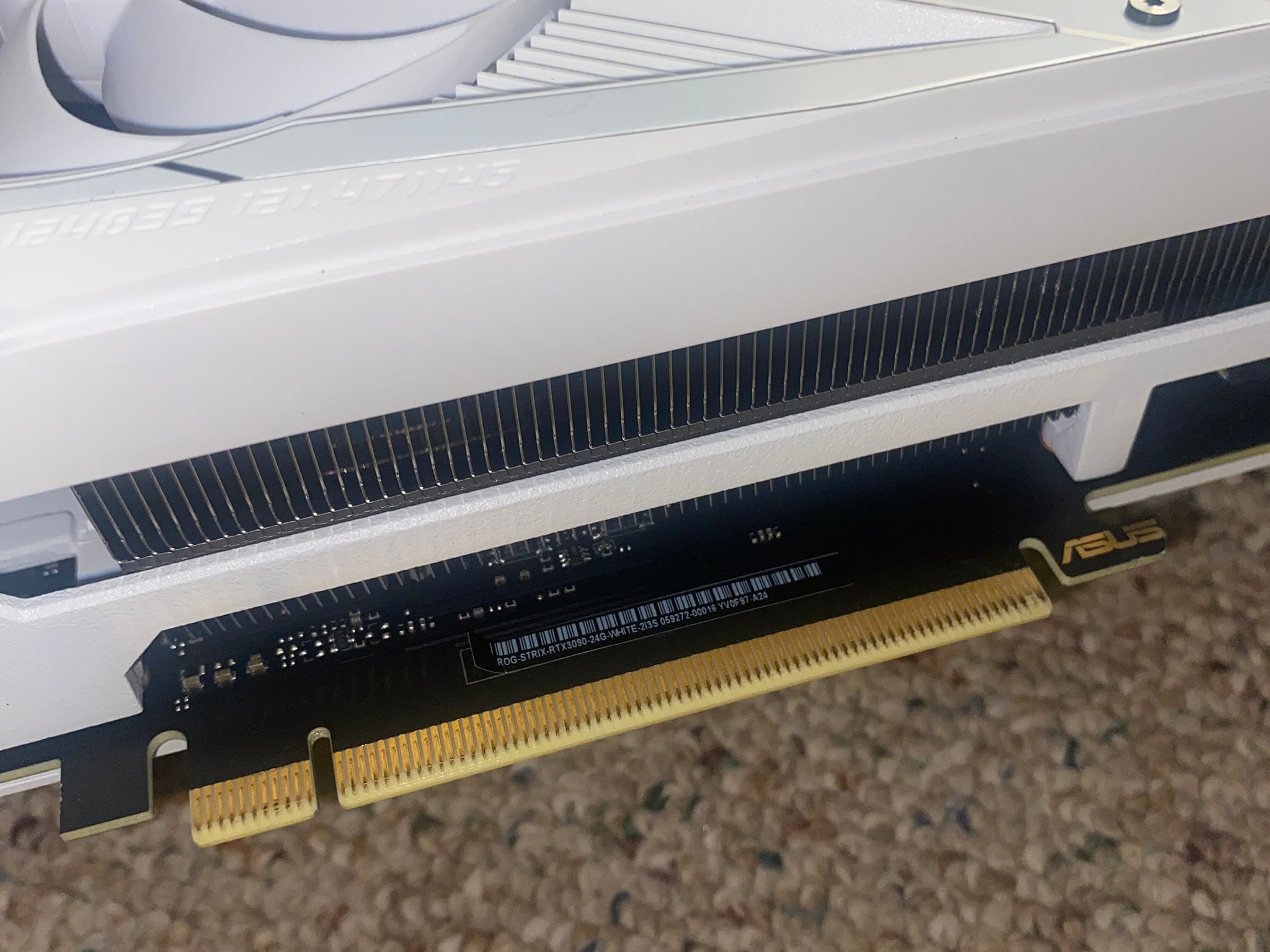 ASUS ROG STRIX RTX3090 24gb WHITE OC GPU
