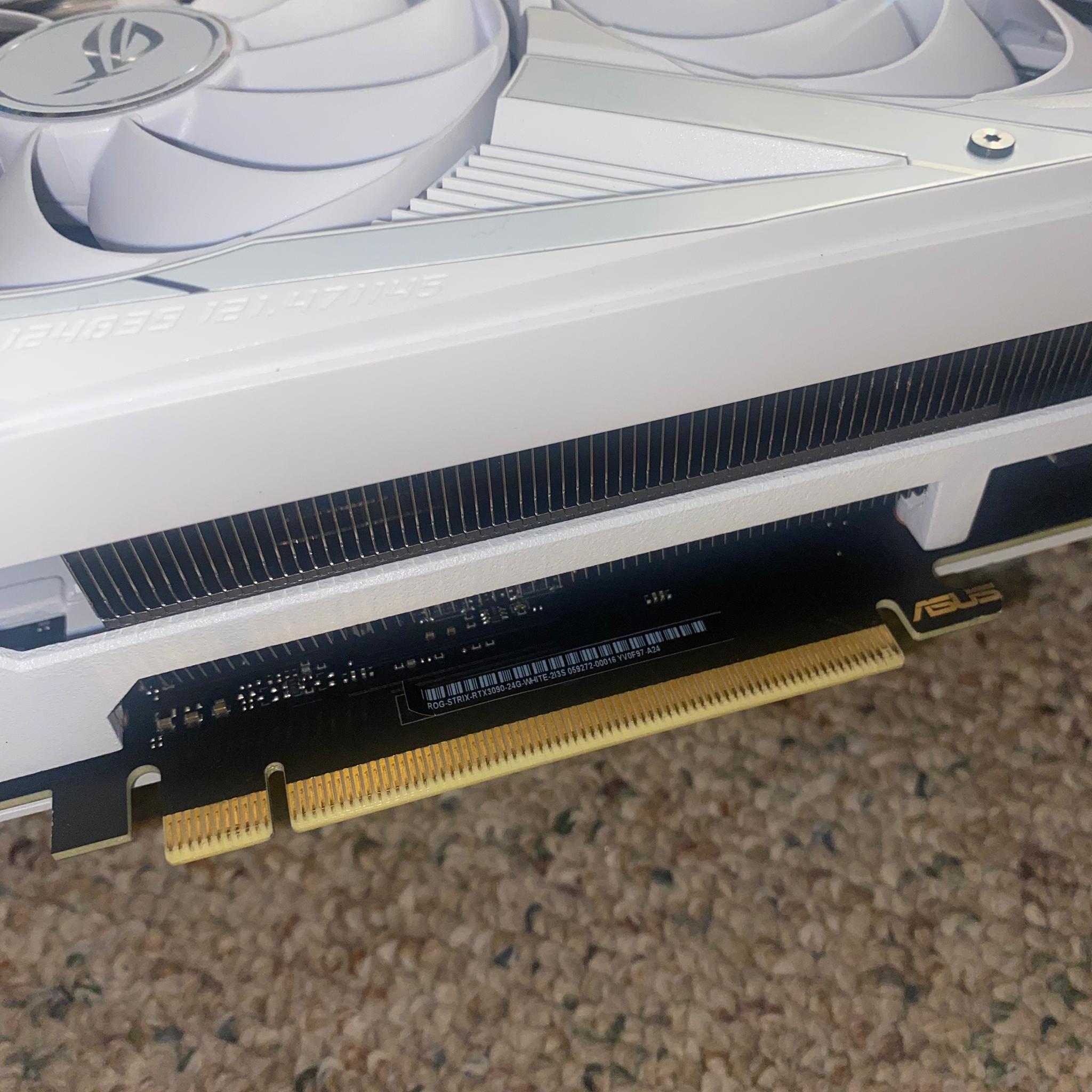 ASUS ROG STRIX RTX3090 24gb WHITE OC GPU