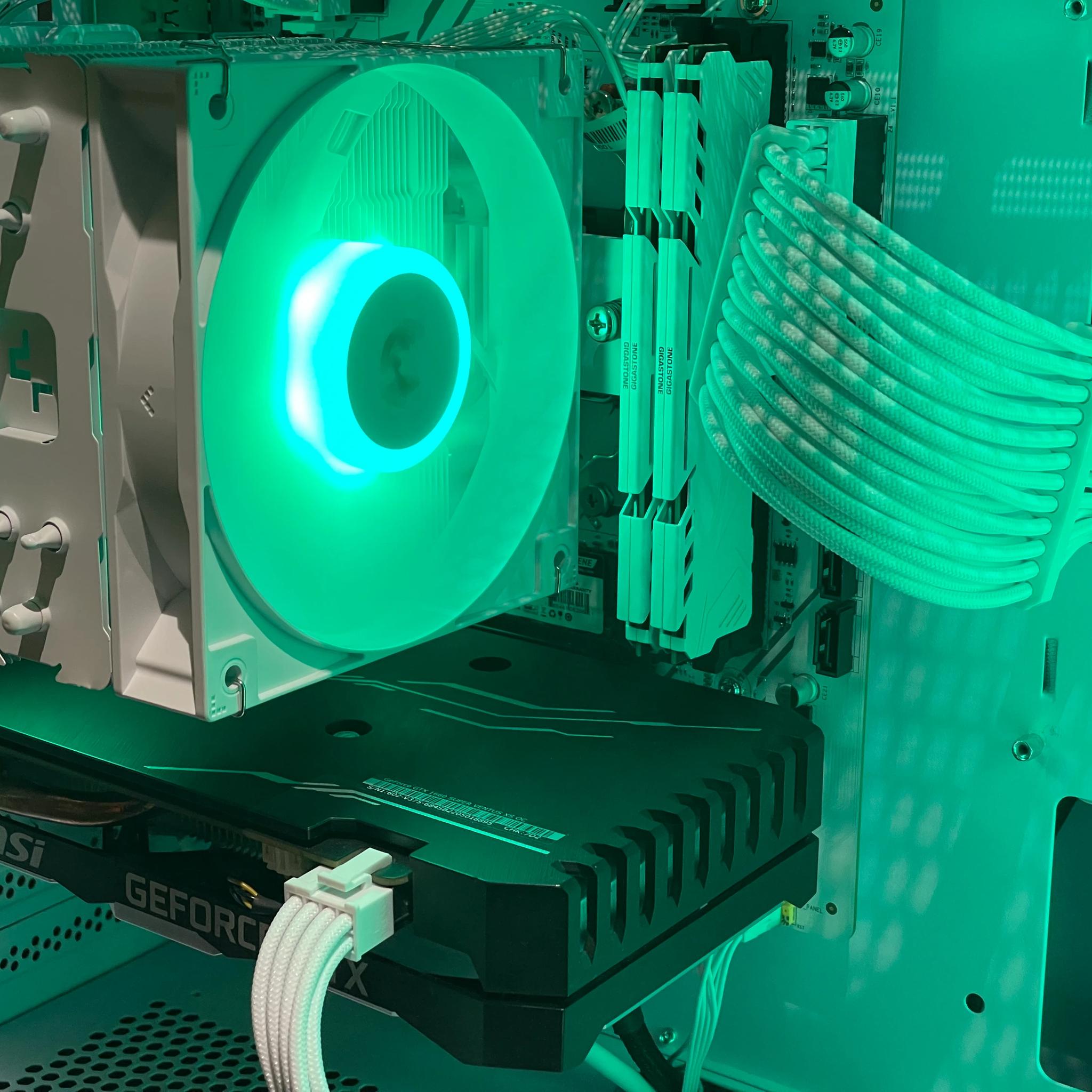 🔥White Value Gaming PC - GTX 1660 SUPER | Ryzen 5 | 16GB RAM | 1TB SSD | RGB 🔥