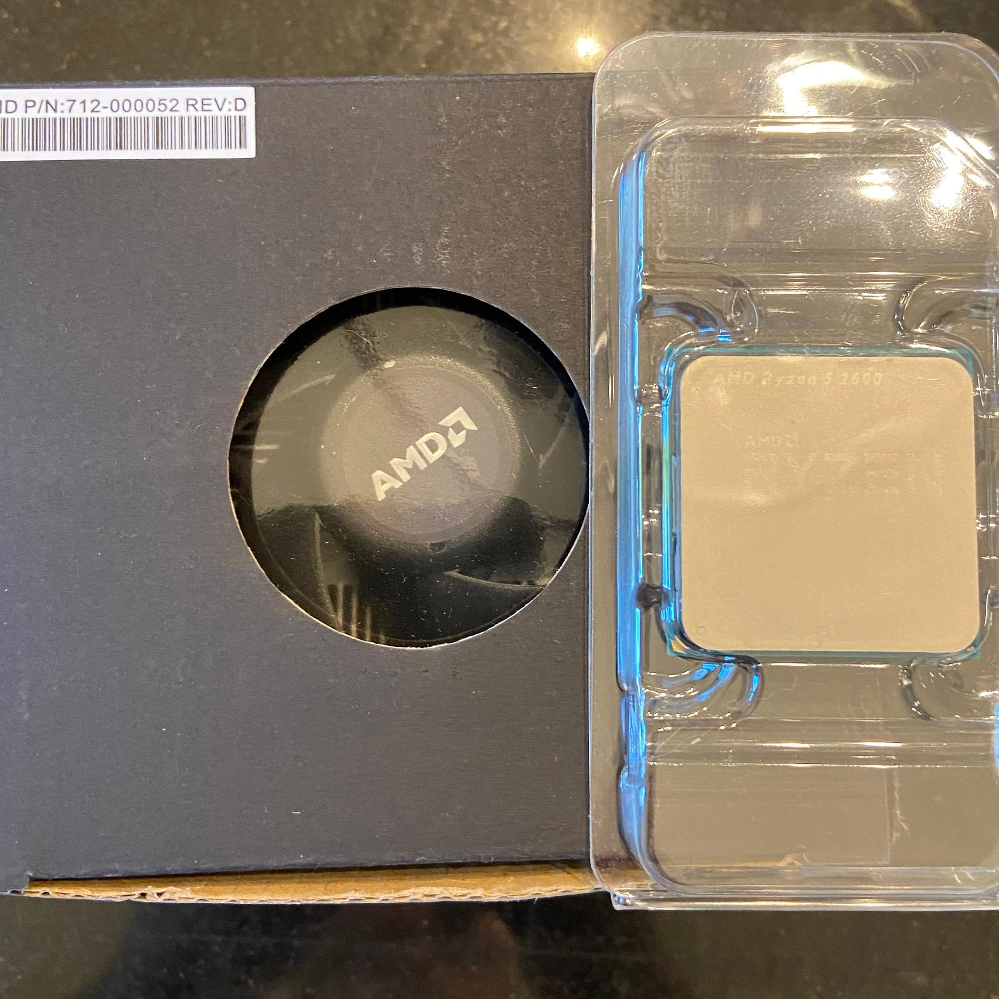 (2) Ryzen 5 2600 CPU's w/ Wraith Stealth Cooler