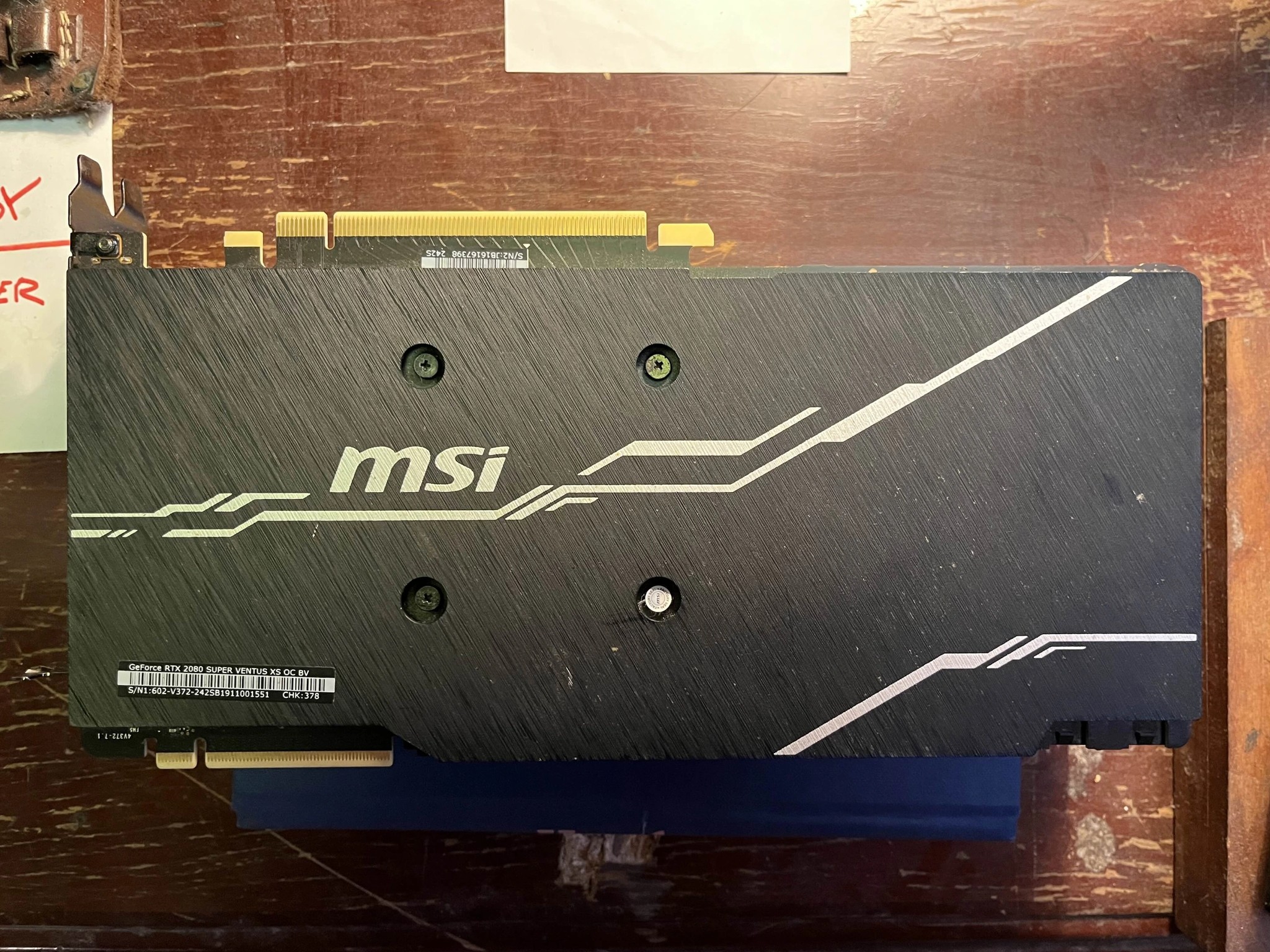 MSI NVIDIA GeForce RTX 2080 Super Ventus XS OC, graphics card