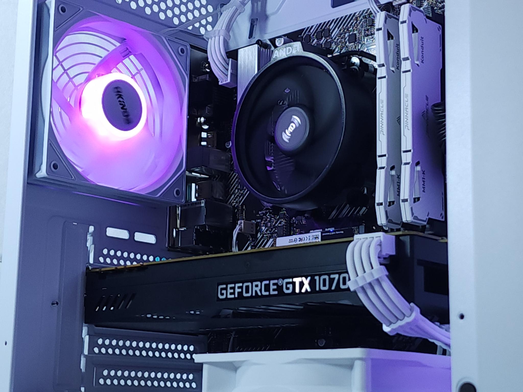 💜GTX 1070Ti●Ryzen 3 4100●1080p Gaming Computer