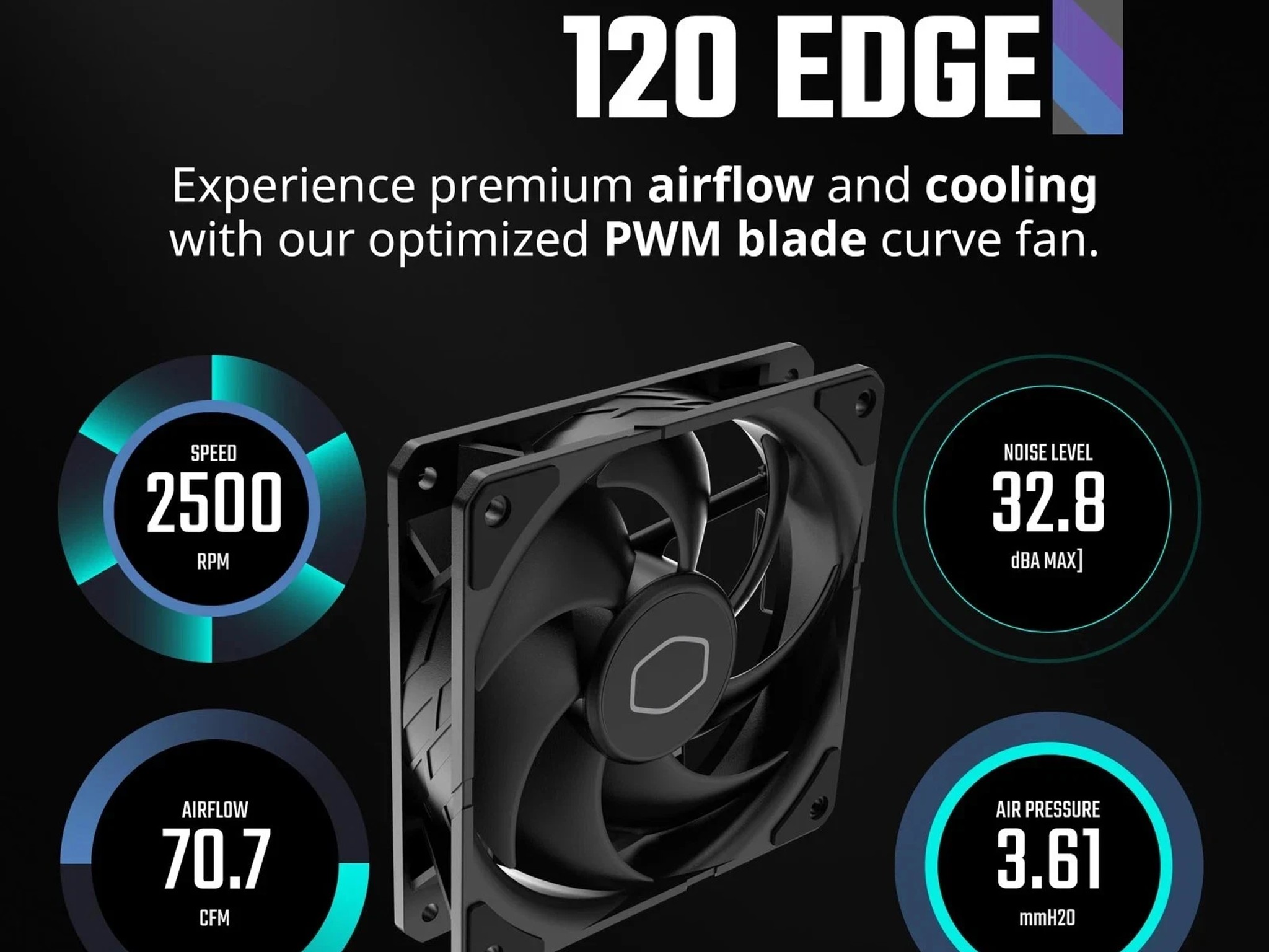 NEW - Cooler Master Hyper 212 Black CPU Air Cooler – 120mm High Performance PWM Fan