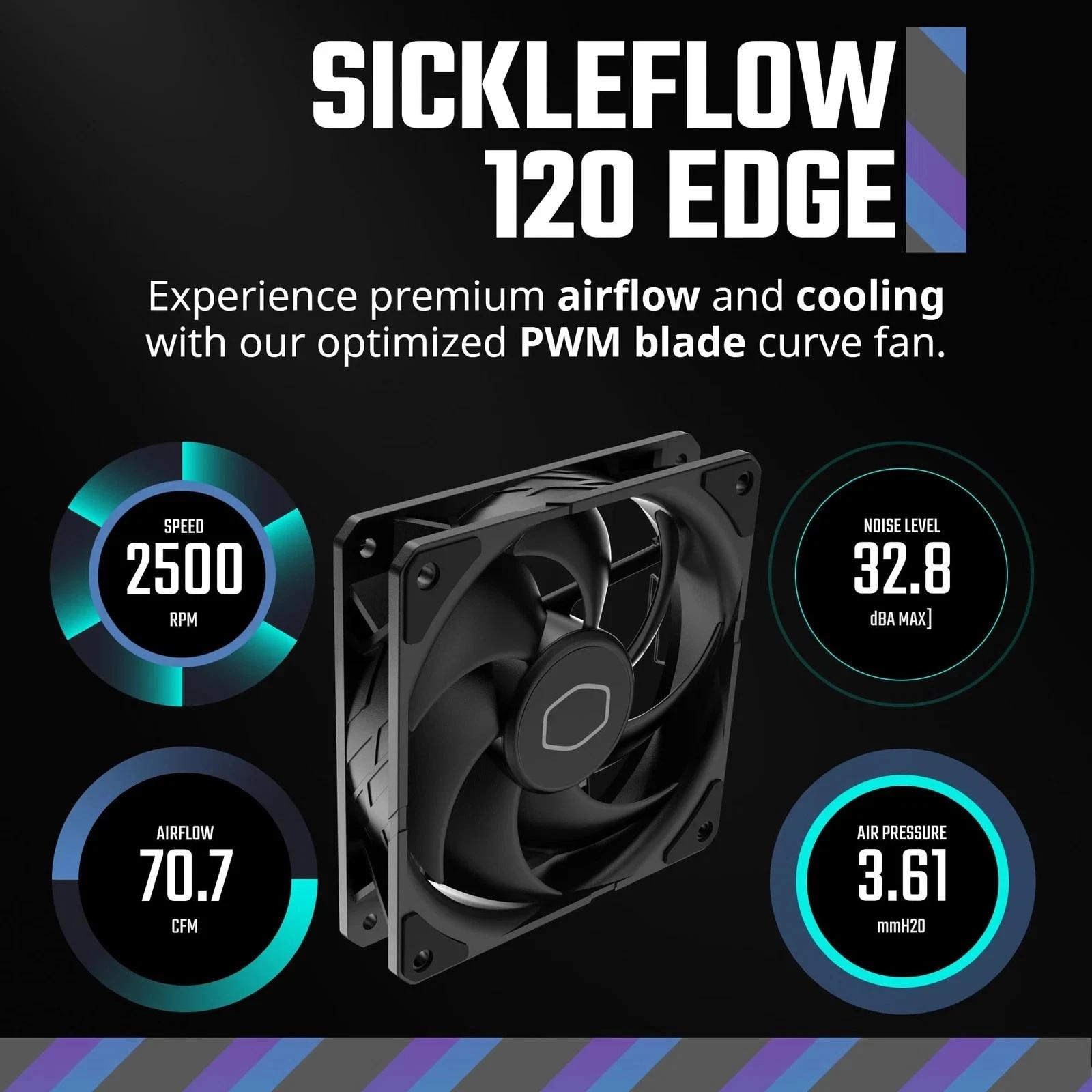 NEW - Cooler Master Hyper 212 Black CPU Air Cooler – 120mm High Performance PWM Fan