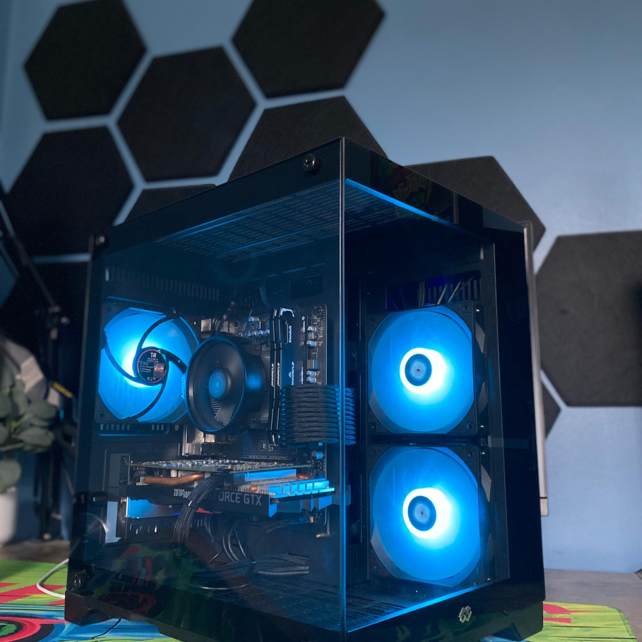 Custom Gaming PC | GeForce GTX 1660 | Ryzen 5 2600 | 16GB RAM | Windows 11 + WIFI & BT |