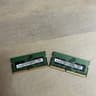 16GB (2x8GB) Micron DDR4 SODIMM Laptop RAM PC4-2400T1Rx8 MTA8ATF1G64HZ