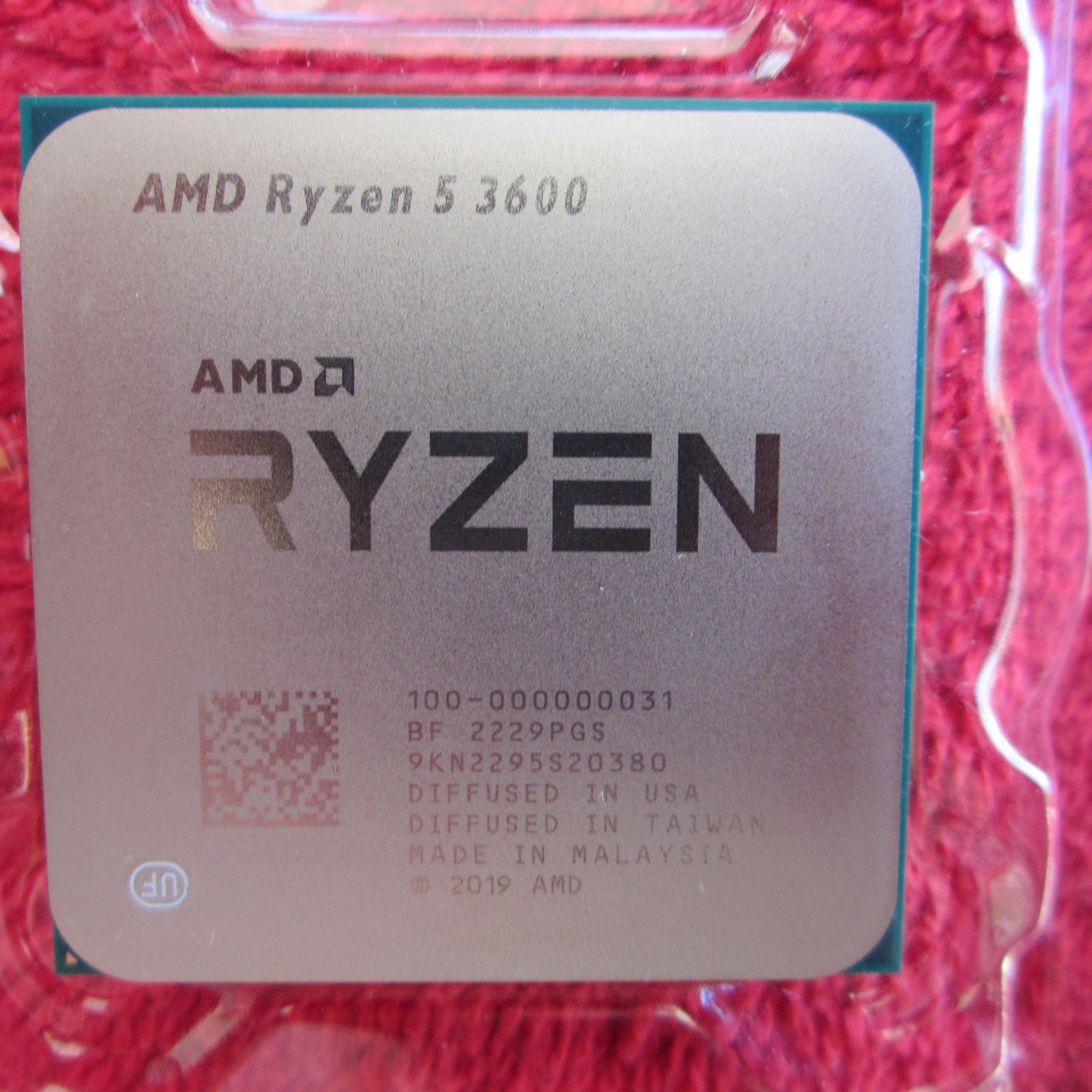 AMD Ryzen 5 3600 3.6GHz AM4 CPU with Cooler