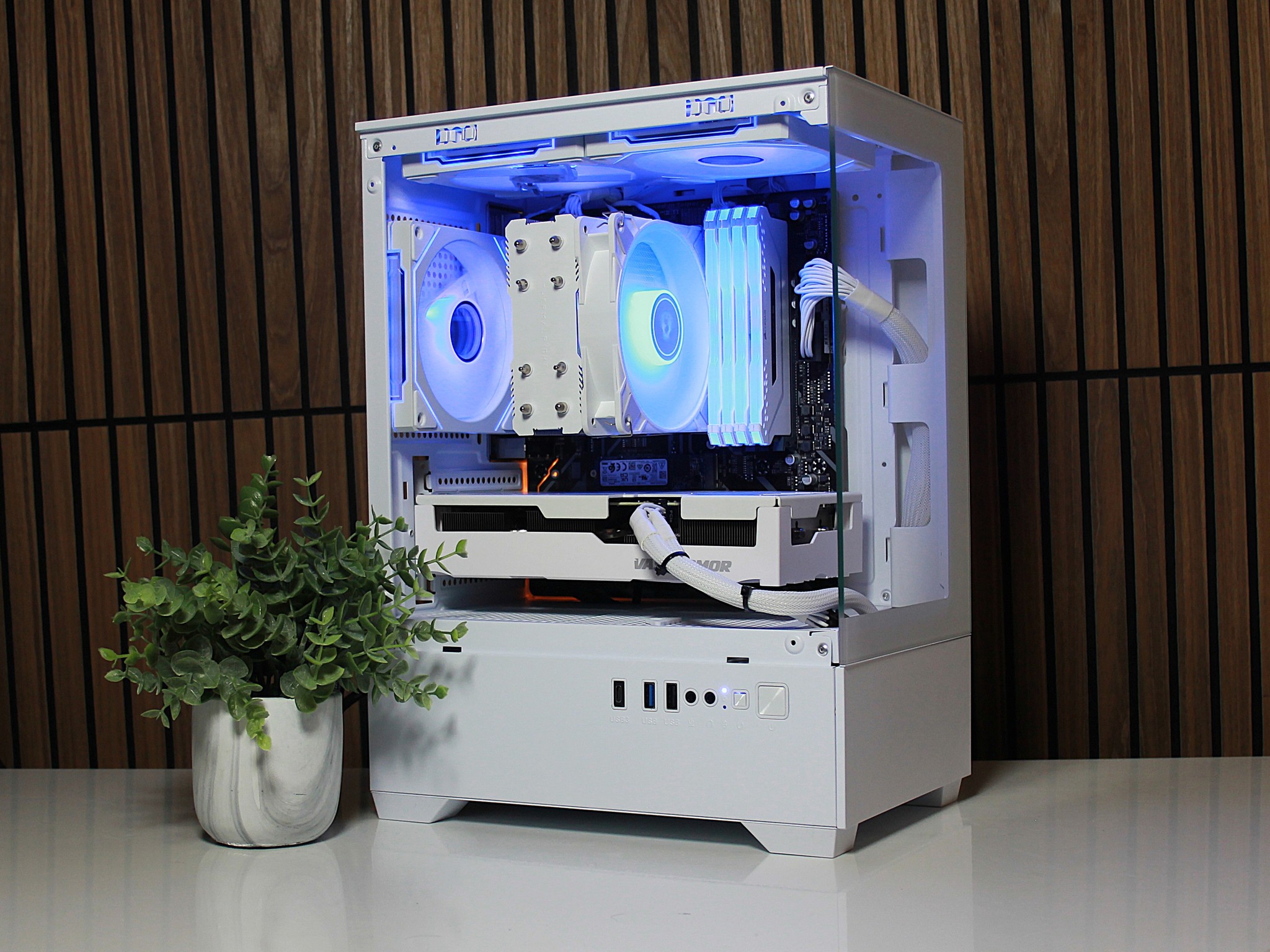 ❄️All WHITE Gaming PC ❄️| Ryzen 5 5600X3D | RX 9060XT 16GB💻| 32GB RAM | NVME | Windows 11