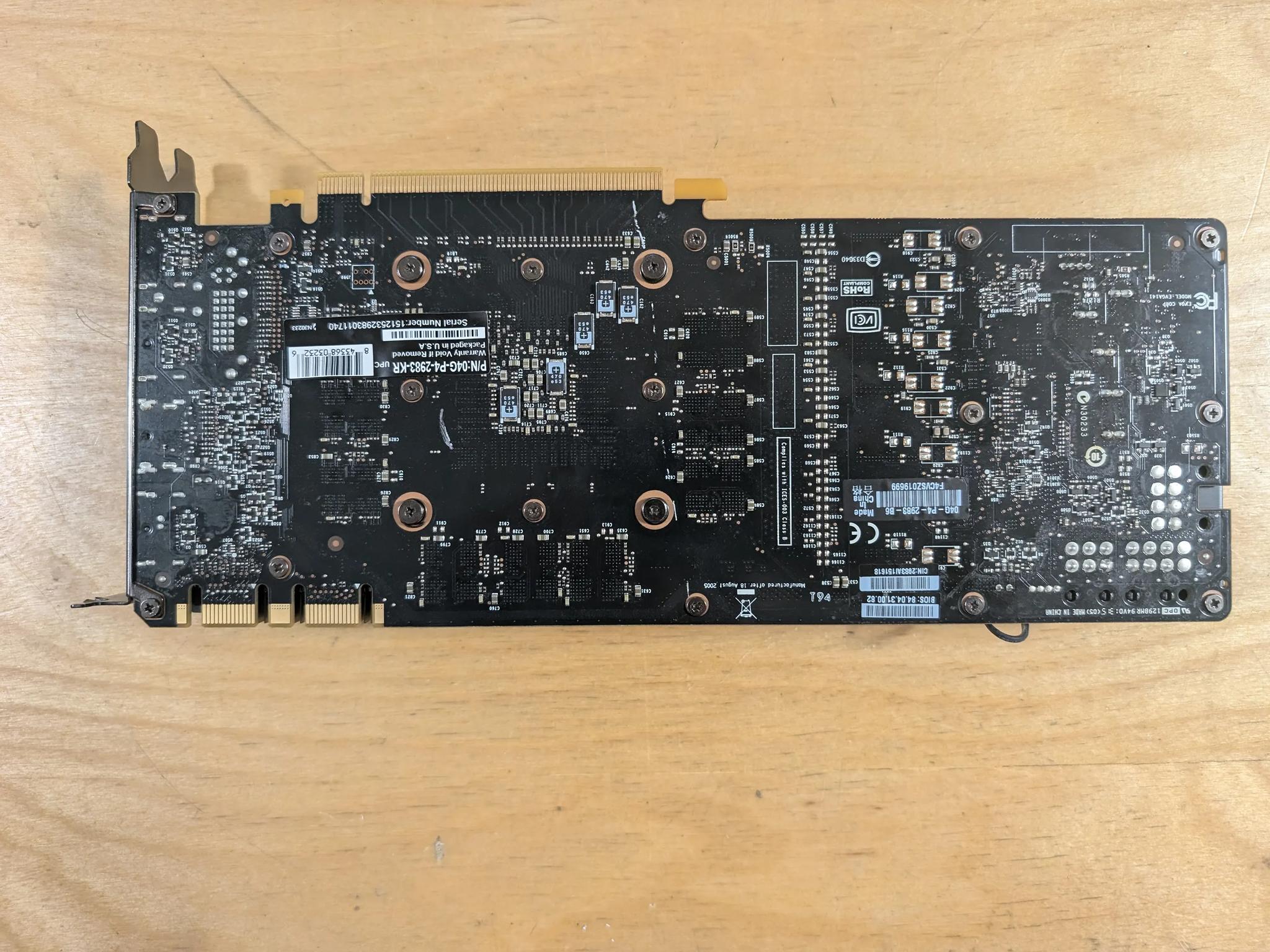 EVGA Nvidia GTX 980 SC 4GB graphics card