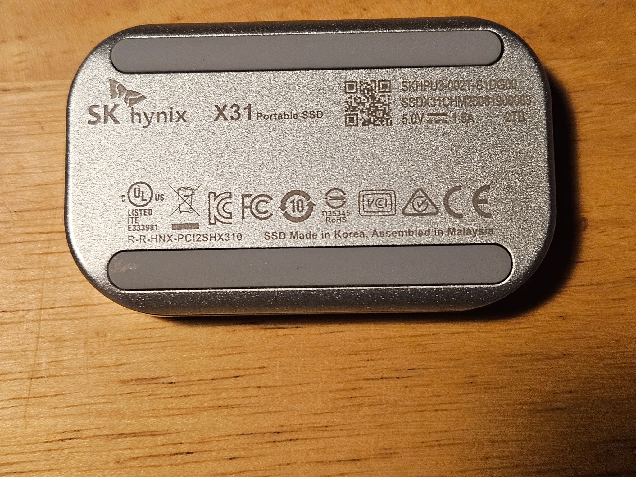 Sk hynix Beetle X31 Portable 2TB SSD Grey with DRAM