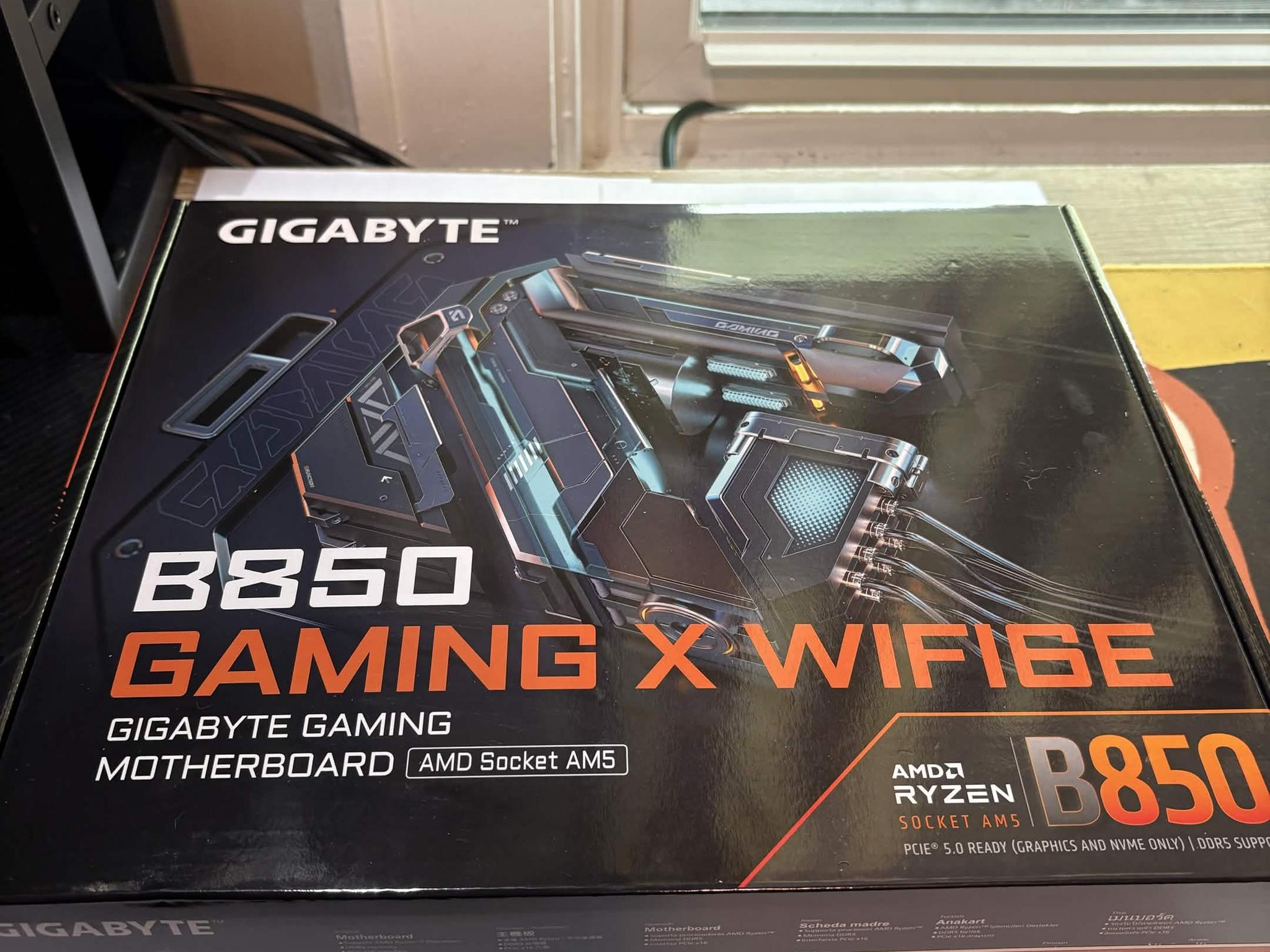 Gigabyte B850 Gaming X WiFi AM5 DDR5 Motherboard New/Open Box (ED)