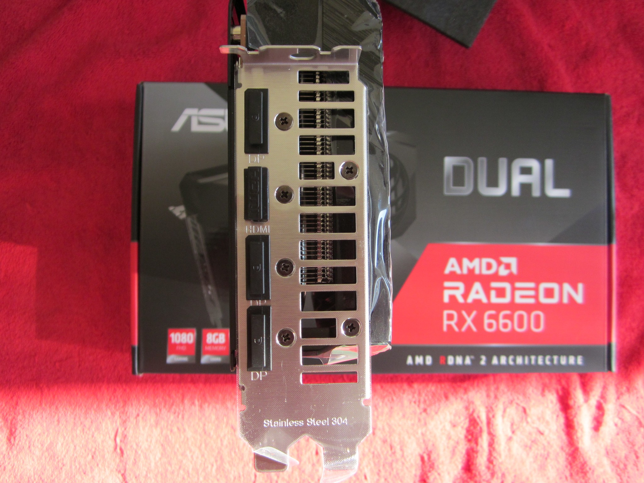 ASUS DUAL AMD Radeon RX 6600 8GB Video Card