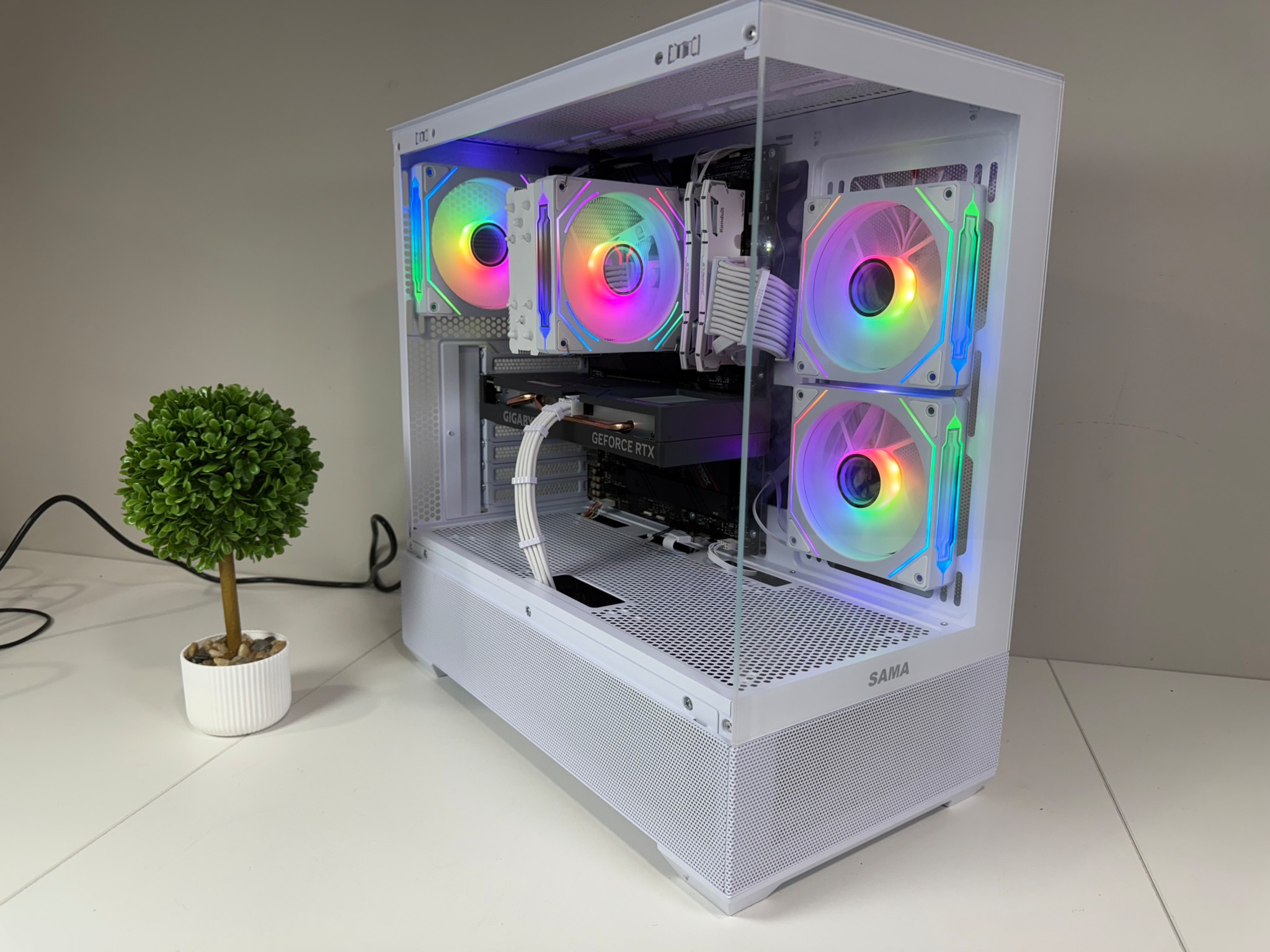 RTX 4060 | Ryzen 7 5700 X | 32GB DDR4 | 1TB SSD | 650W Gold PSU | ARGB Fans | Windows 11 PRO