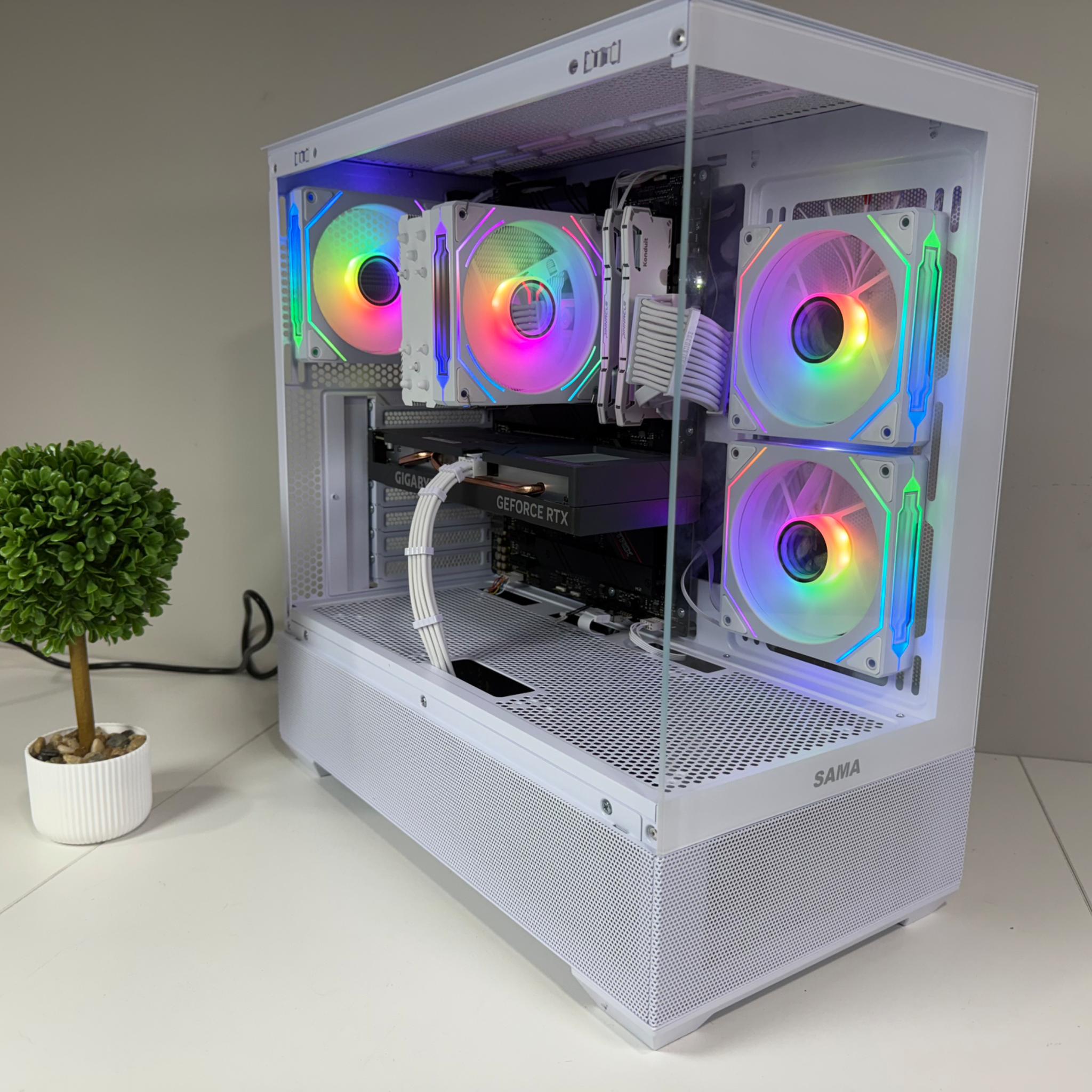 RTX 4060 | Ryzen 7 5700 X | 32GB DDR4 | 1TB SSD | 650W Gold PSU | ARGB Fans | Windows 11 PRO
