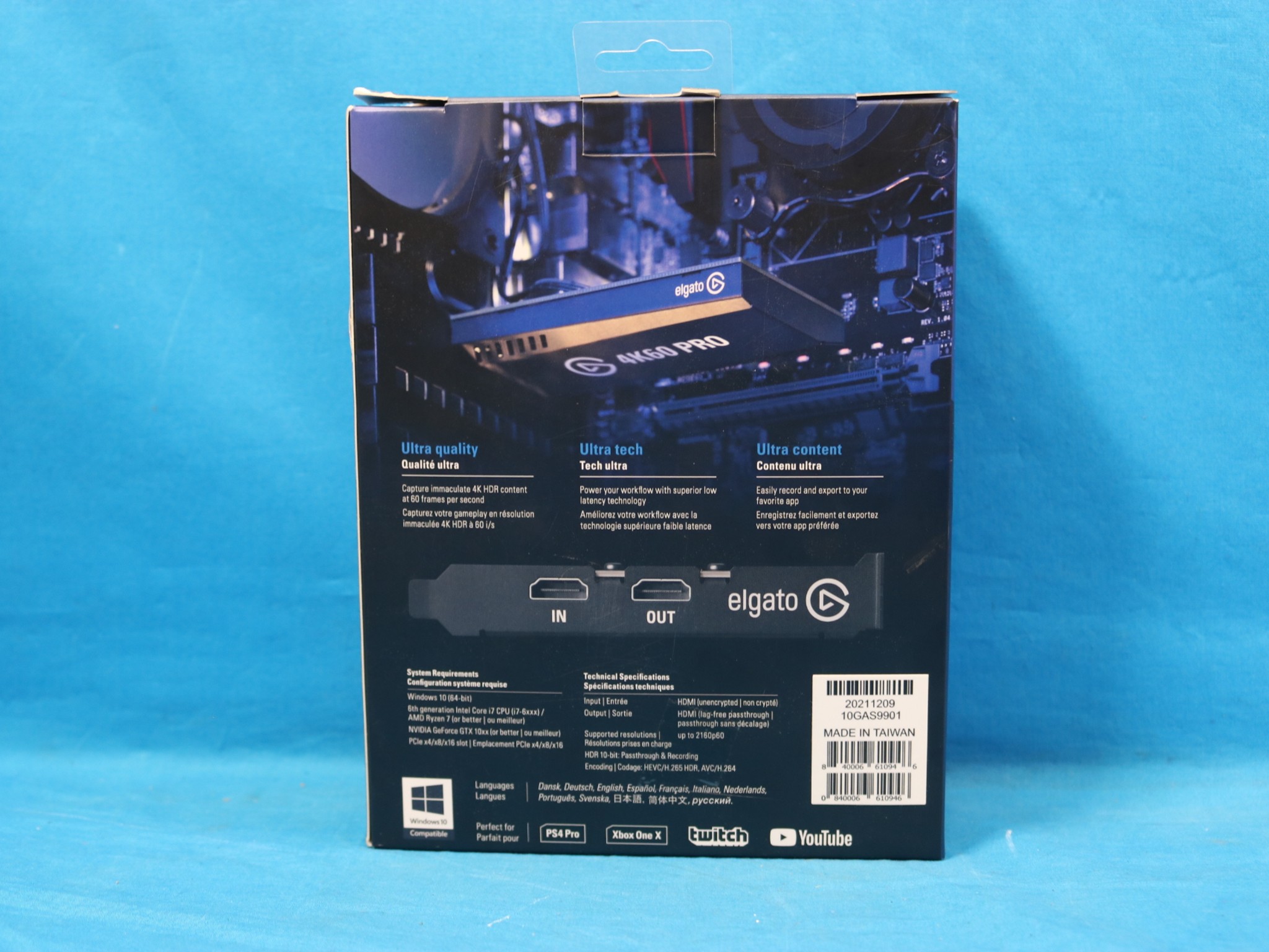 Elgato 4K60 Pro MK2 PCIe Low Profile Capture Card - 