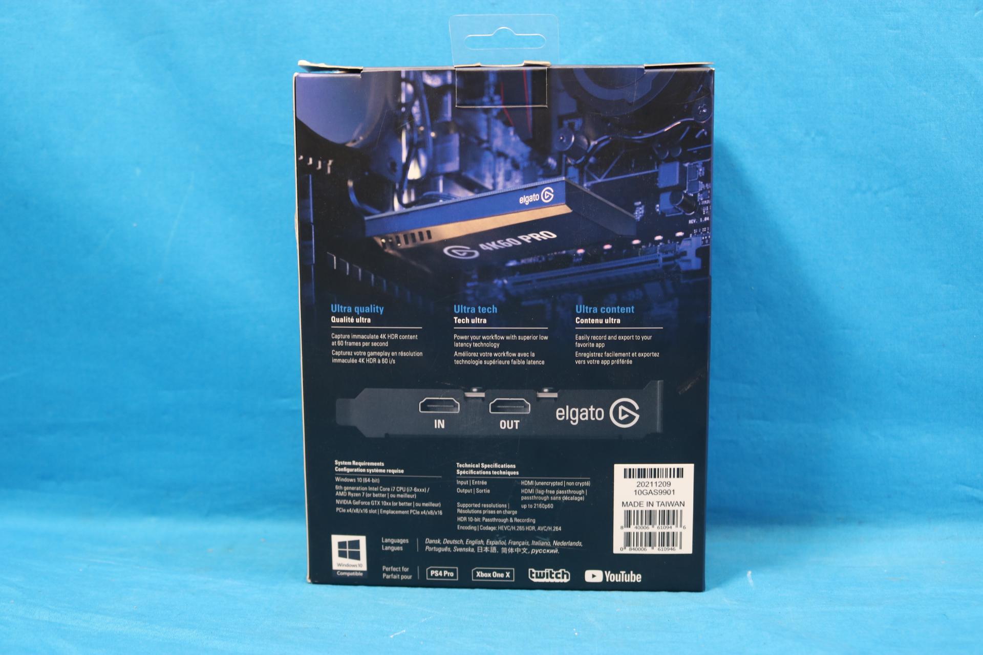 Elgato 4K60 Pro MK2 PCIe Low Profile Capture Card - 