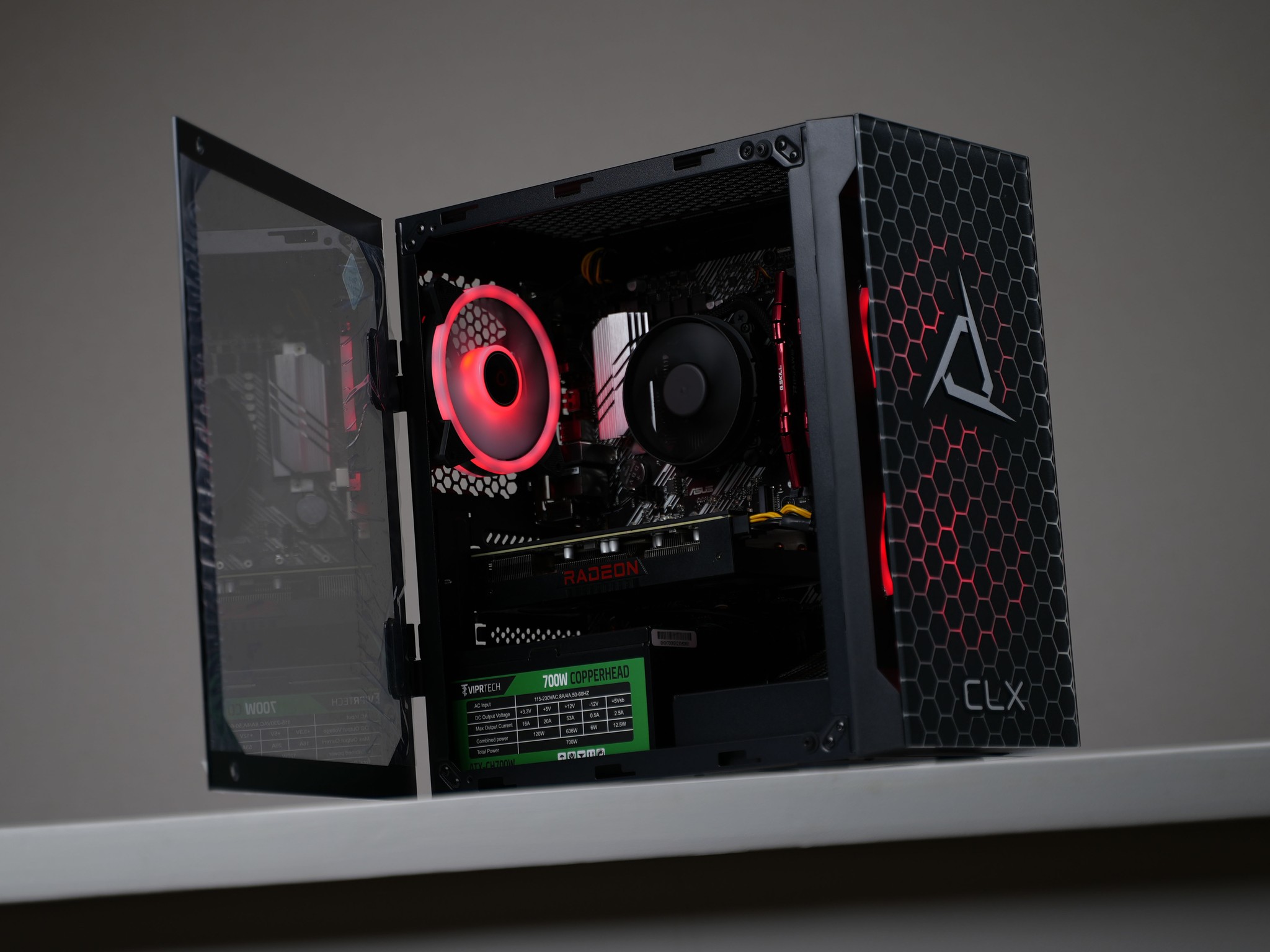 “6000FORM” RX 6600XT Ryzen 5 5600G 16GB .5TB Windows 11 PRO Gaming PC Powerhouse