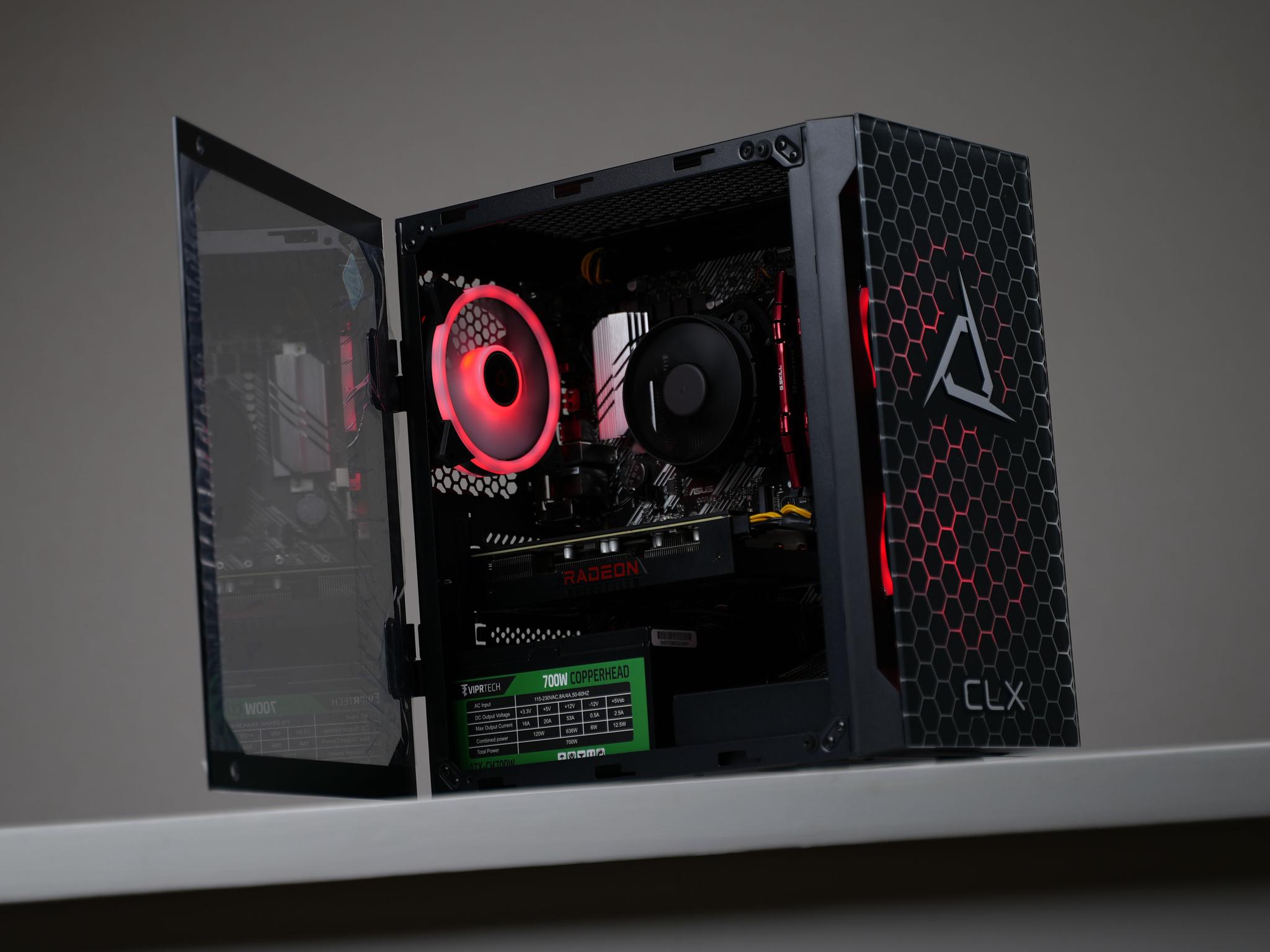 “6000FORM” RX 6600XT Ryzen 5 5600G 16GB .5TB Windows 11 PRO Gaming PC Powerhouse