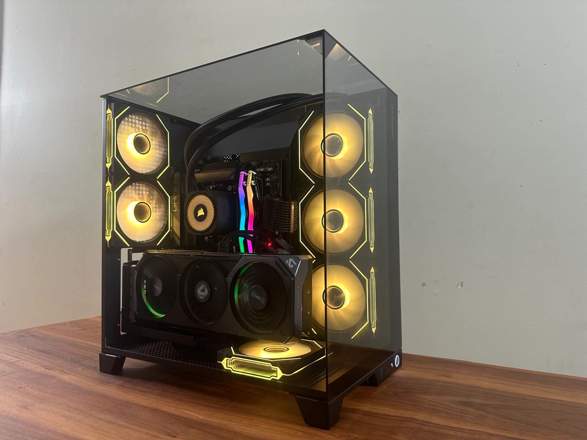 🔥"The Obsidian Core" RTX 5070 | Ryzen 7800X3D | 32GB DDR5 | 2TB | Showcase RGB Build