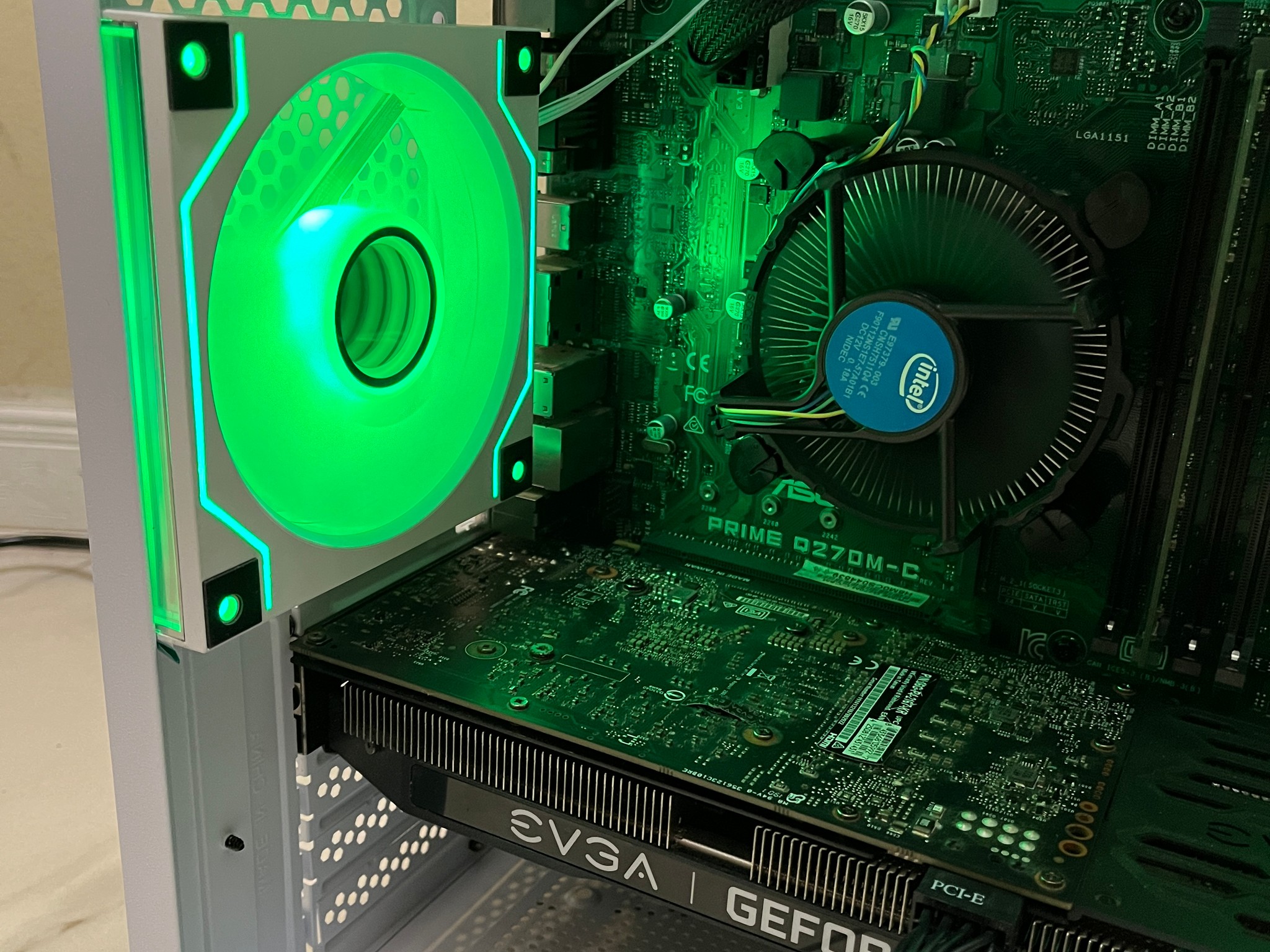 🟠🔥RTX 2060, Intel i5-7400, 16GB RAM,  500 GB SSD, High Performance RGB Gaming PC w/ Remote 🖥️