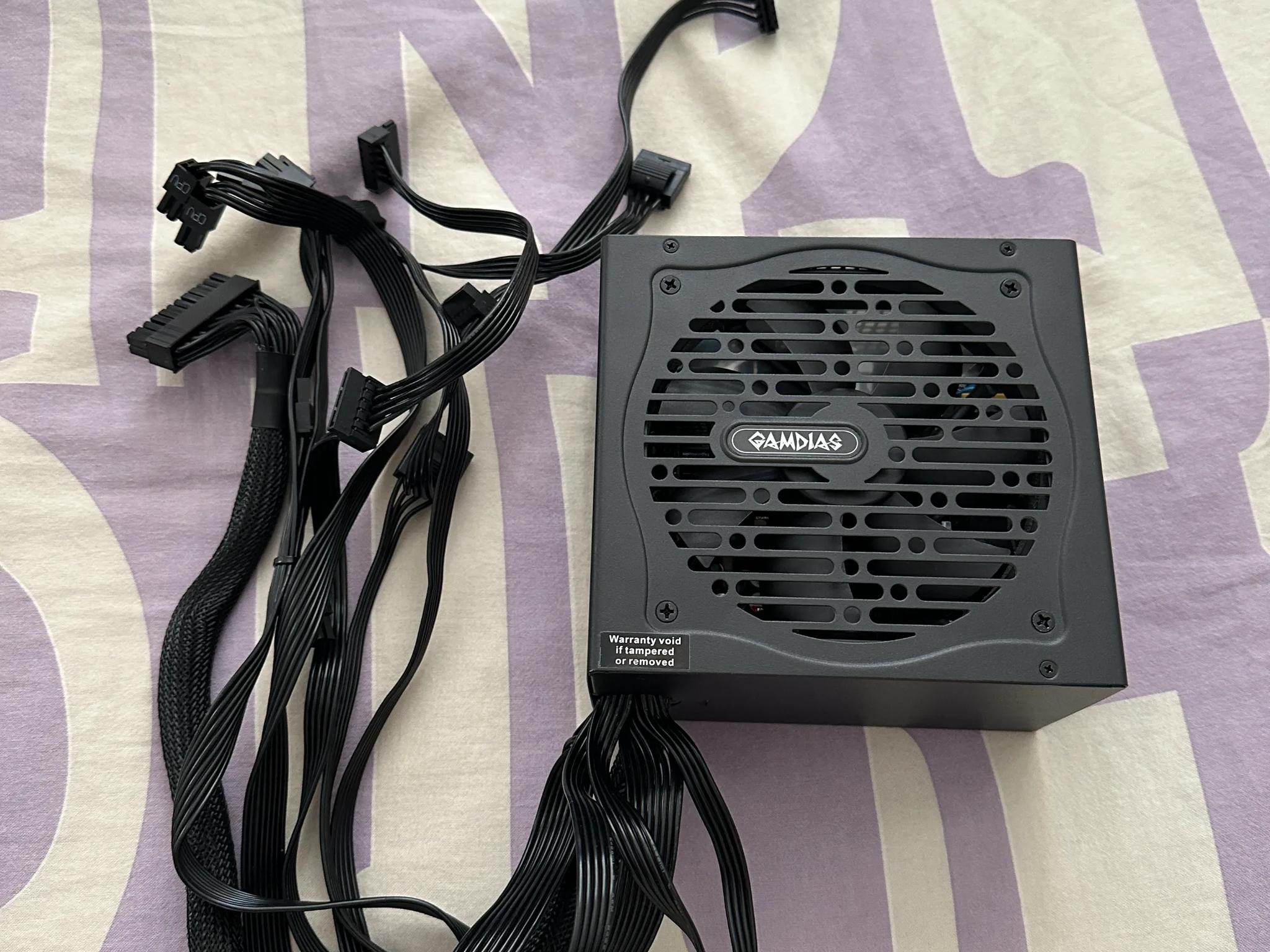 GAMDIAS Helios P1-650G, 650W 80 Plus Gold ATX Power Supply