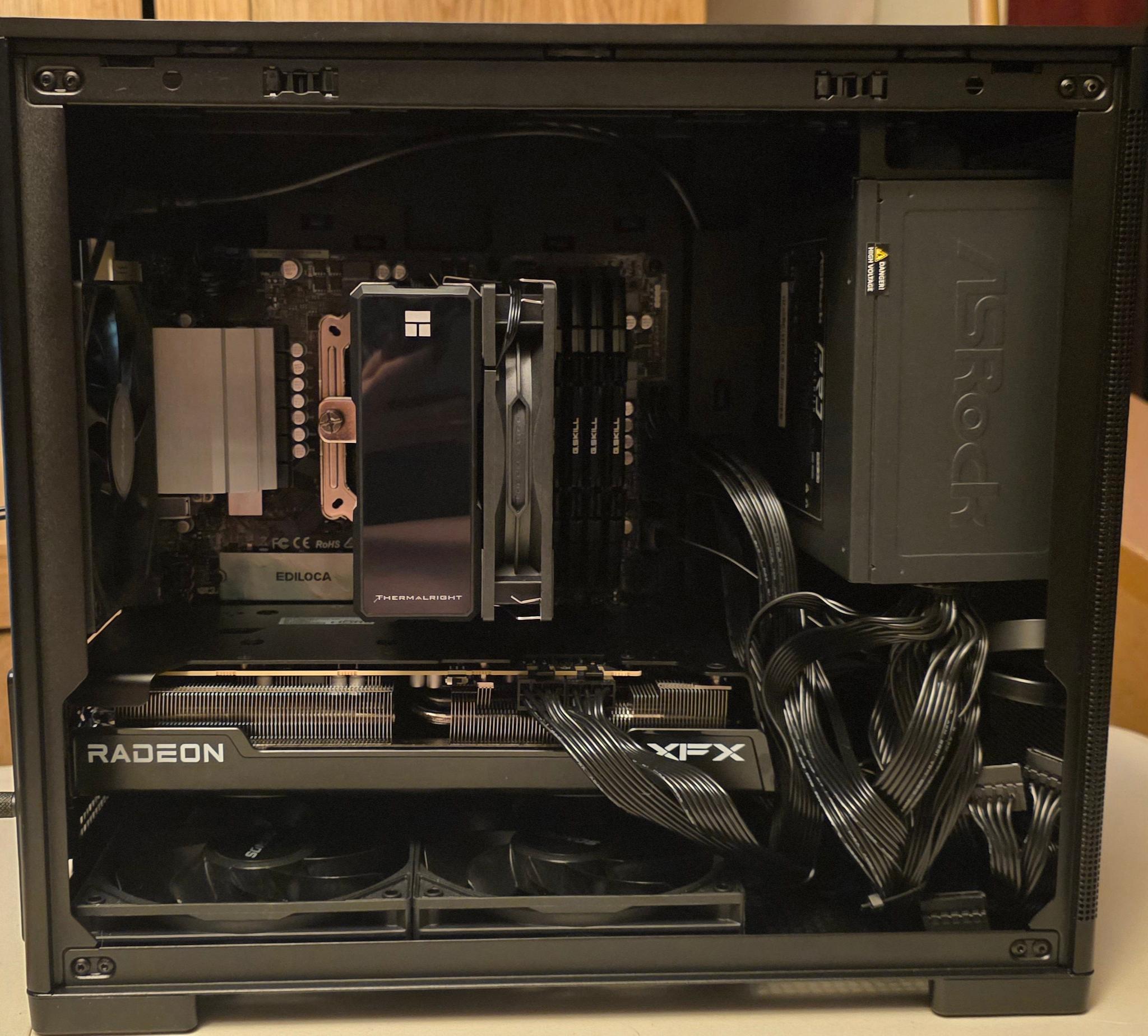 BLACKOUT 1440p, Ryzen 7 5700X3D,RX 7600 XT 16g, 32g RAM, 1TB NVMe, Windows 11, Drivers Installed