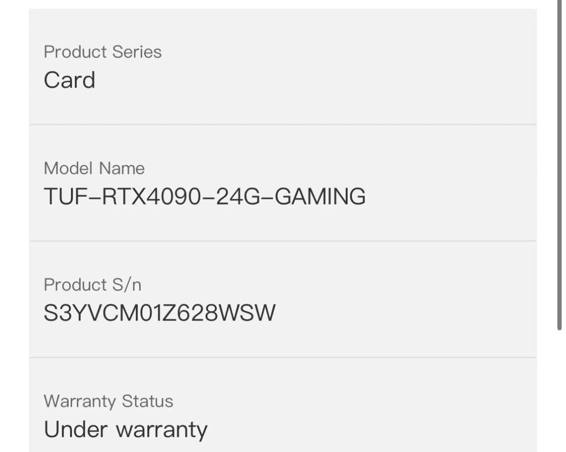 ASUS TUF GAMING OC GeForce RTX 4090 - Image 4