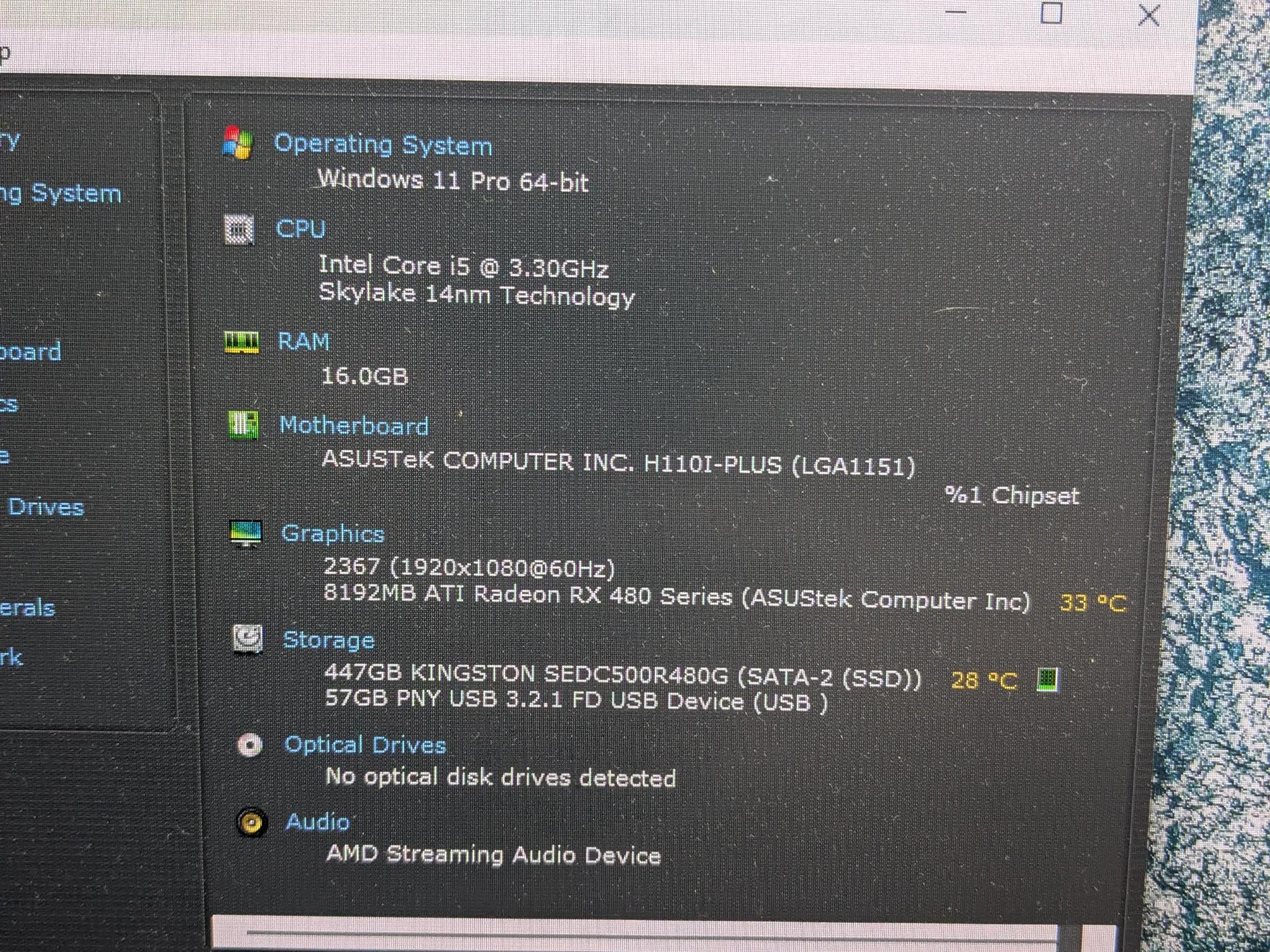Windows 11 | Marvel Rivals Ready | i5-6600, 16GB RAM, RX 480 8GB, 480GB SSD