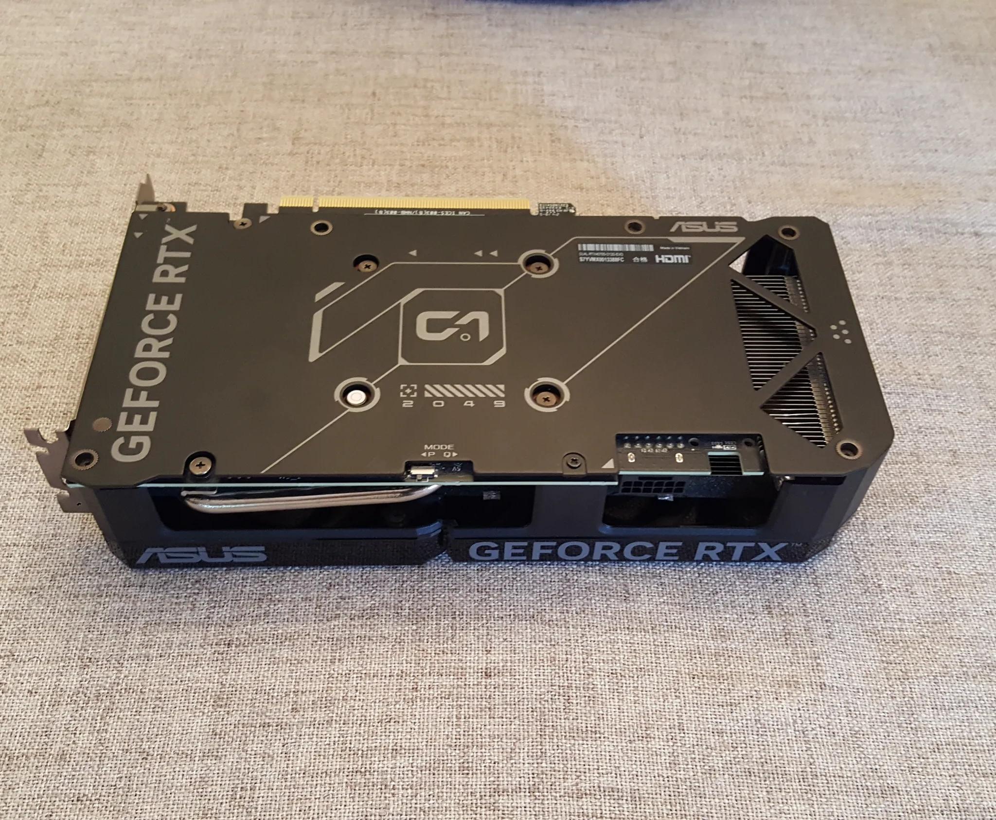 Nvidia Geforce 4070 SUPER 12GB ASUS DUAL EVO OC