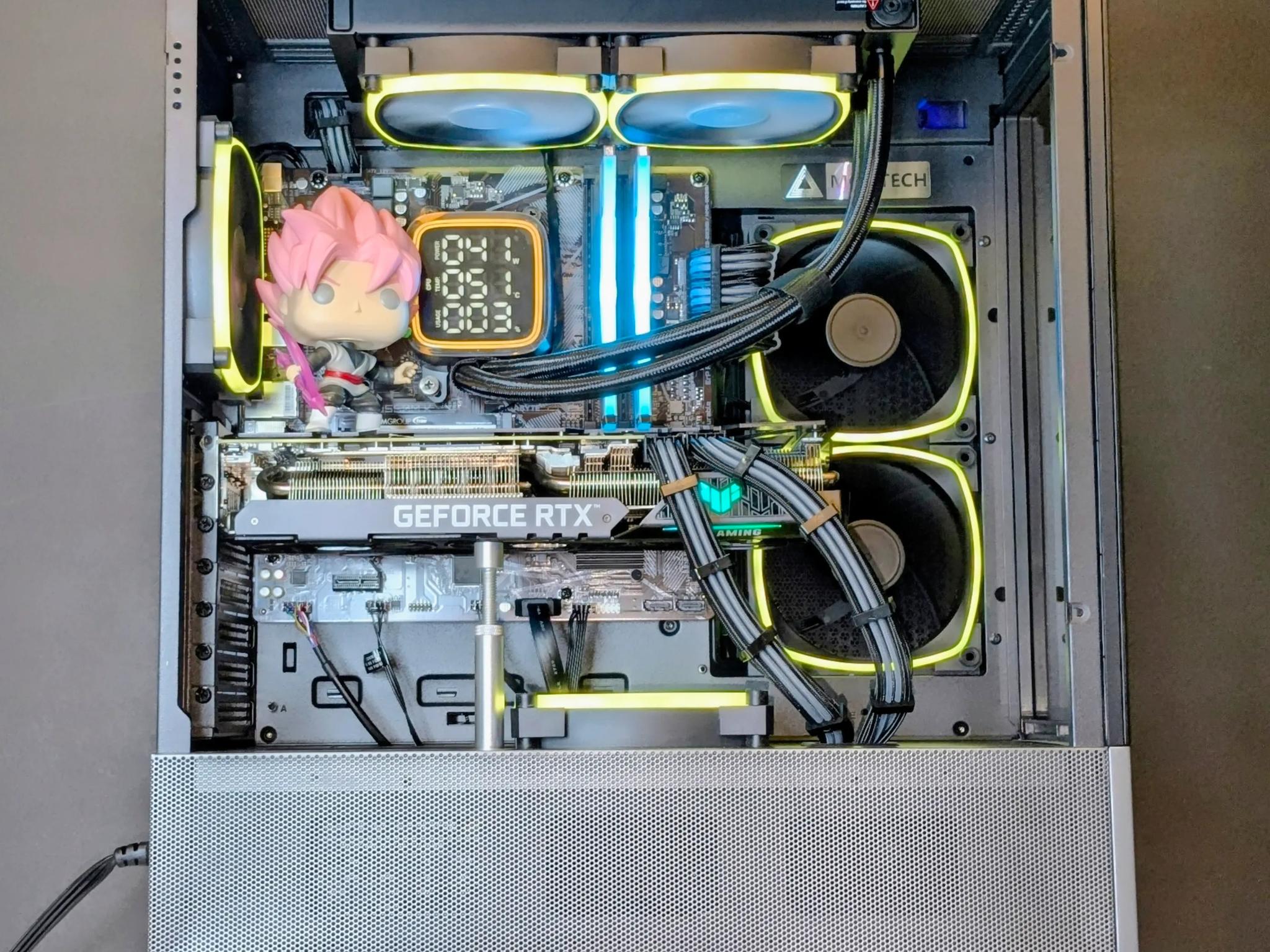 ⚫️Goku Black⚫️1440P Beast⚫️RTX 3070TI⚫️Ryzen 7 5800X⚫️32GB Warhawk RAM⚫️1TB NVMe M.2 SSD⚫️Windows 11