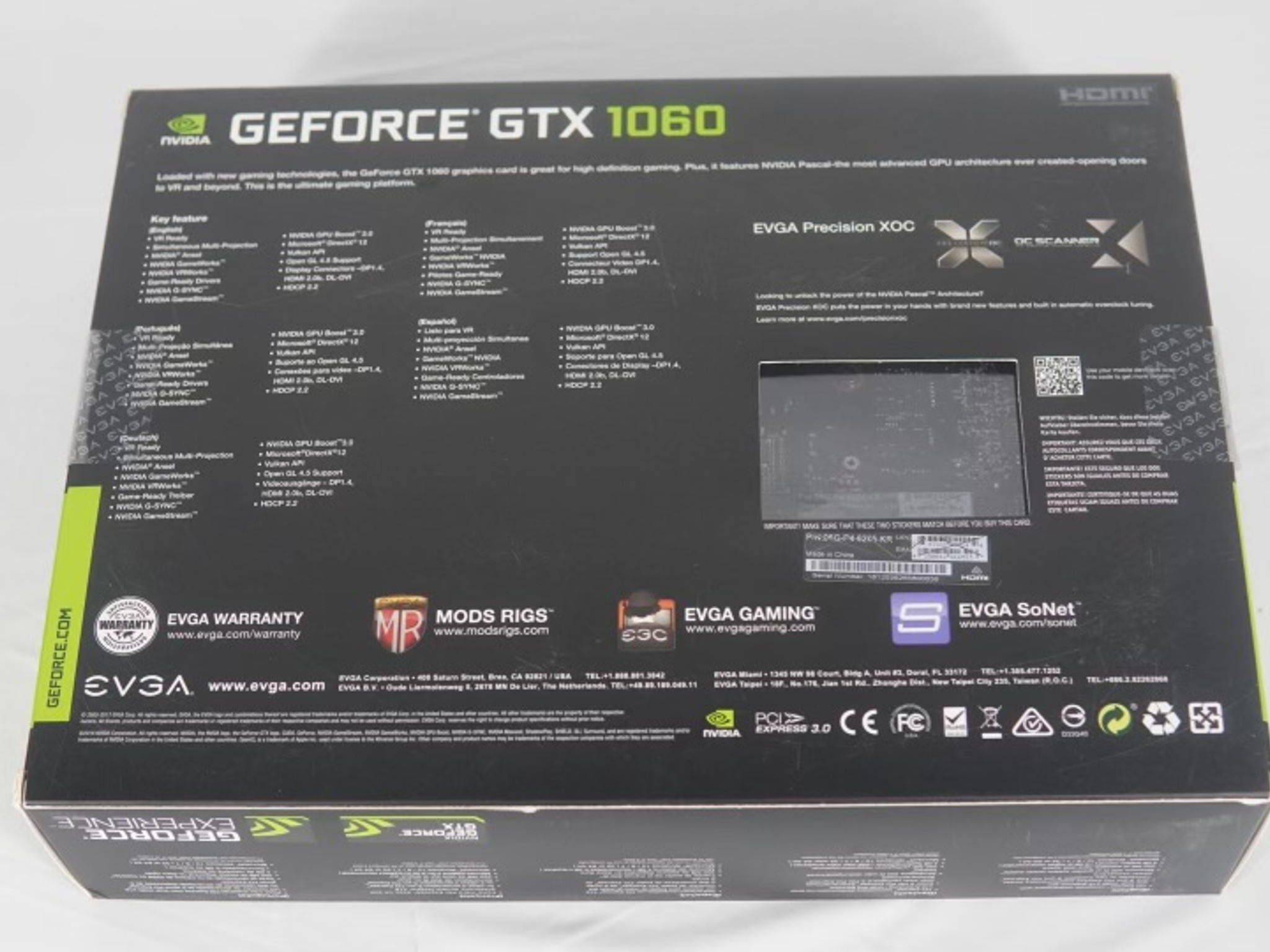 Nvidia Evga 1060 6GB