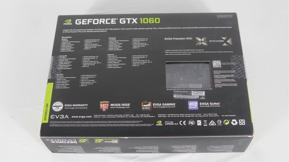 Nvidia Evga 1060 6GB