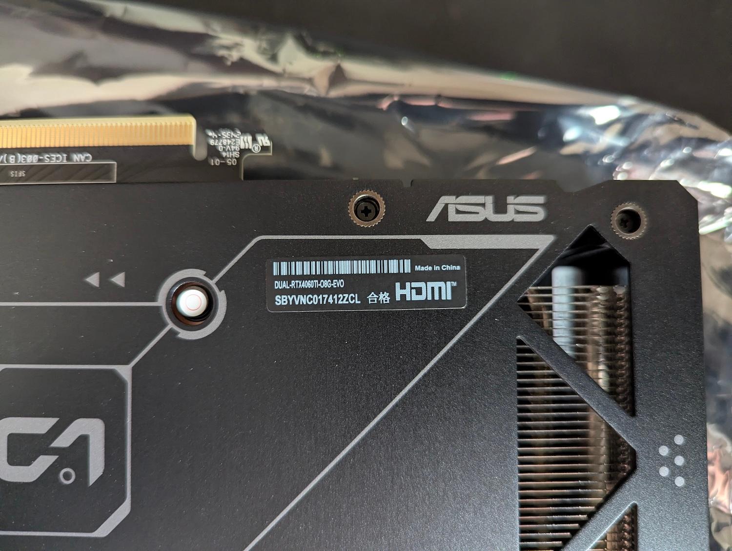 ASUS - Dual NVIDIA GeForce RTX 4060TI Overclock EVO 8GB GDDR6