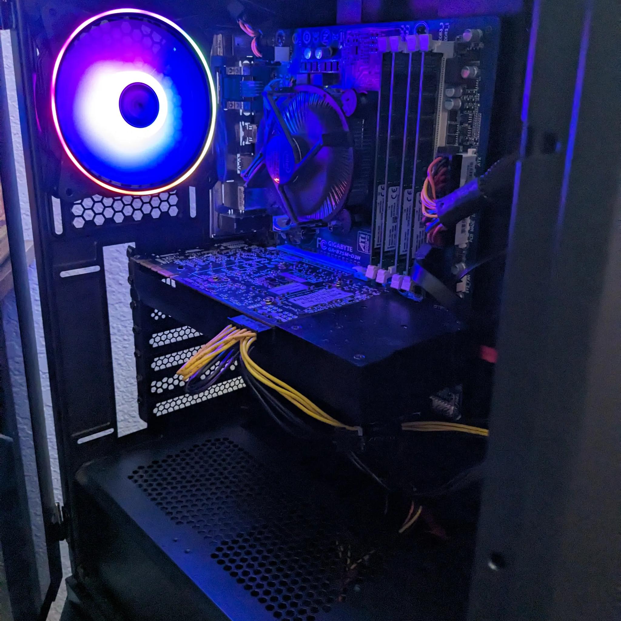FREE SHIP || Scratch and Dent || i7-3770, GTX 970 4GB, 480GB SSD, 16GB RAM, Win10, WiFi, RGB