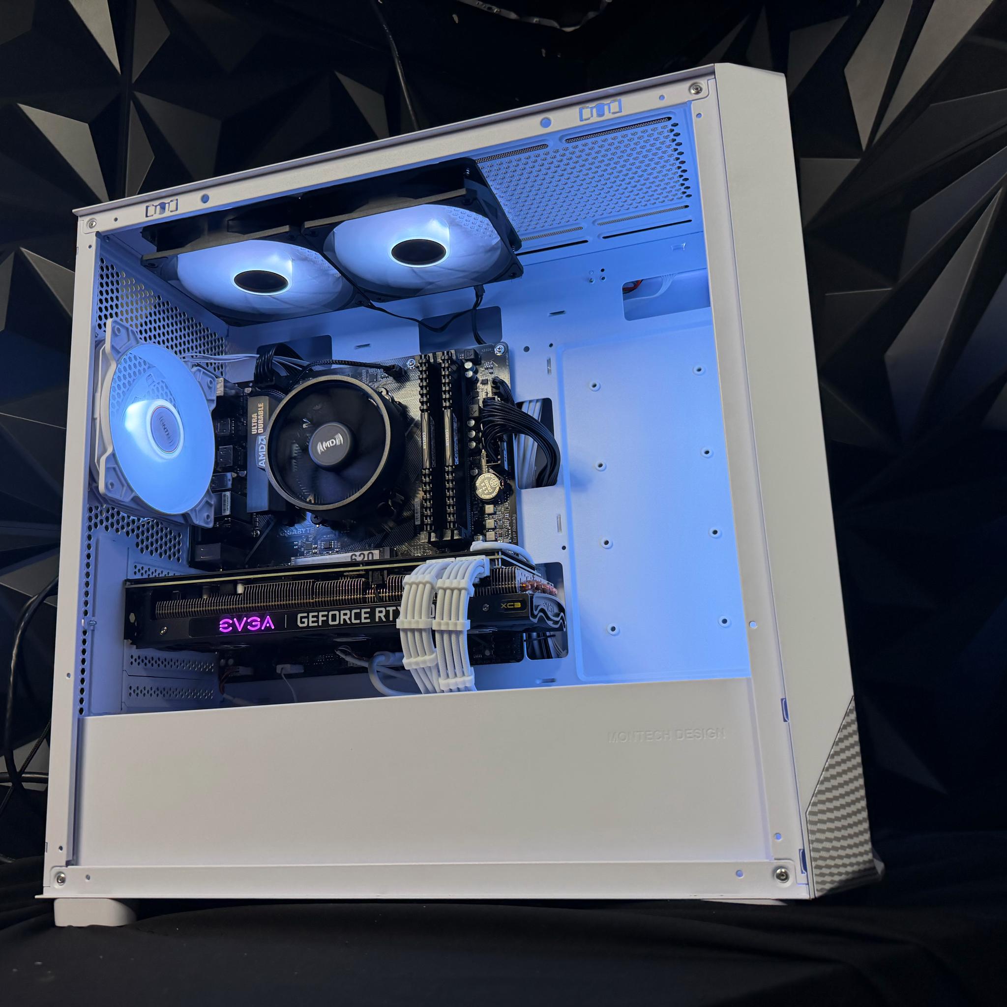 🖤🔥 BLACK GUTS 🔥🖤 Ryzen 5 5500| RTX 3070| 16 GB DDR4| 1.25 TB NVMe| 650W PSU